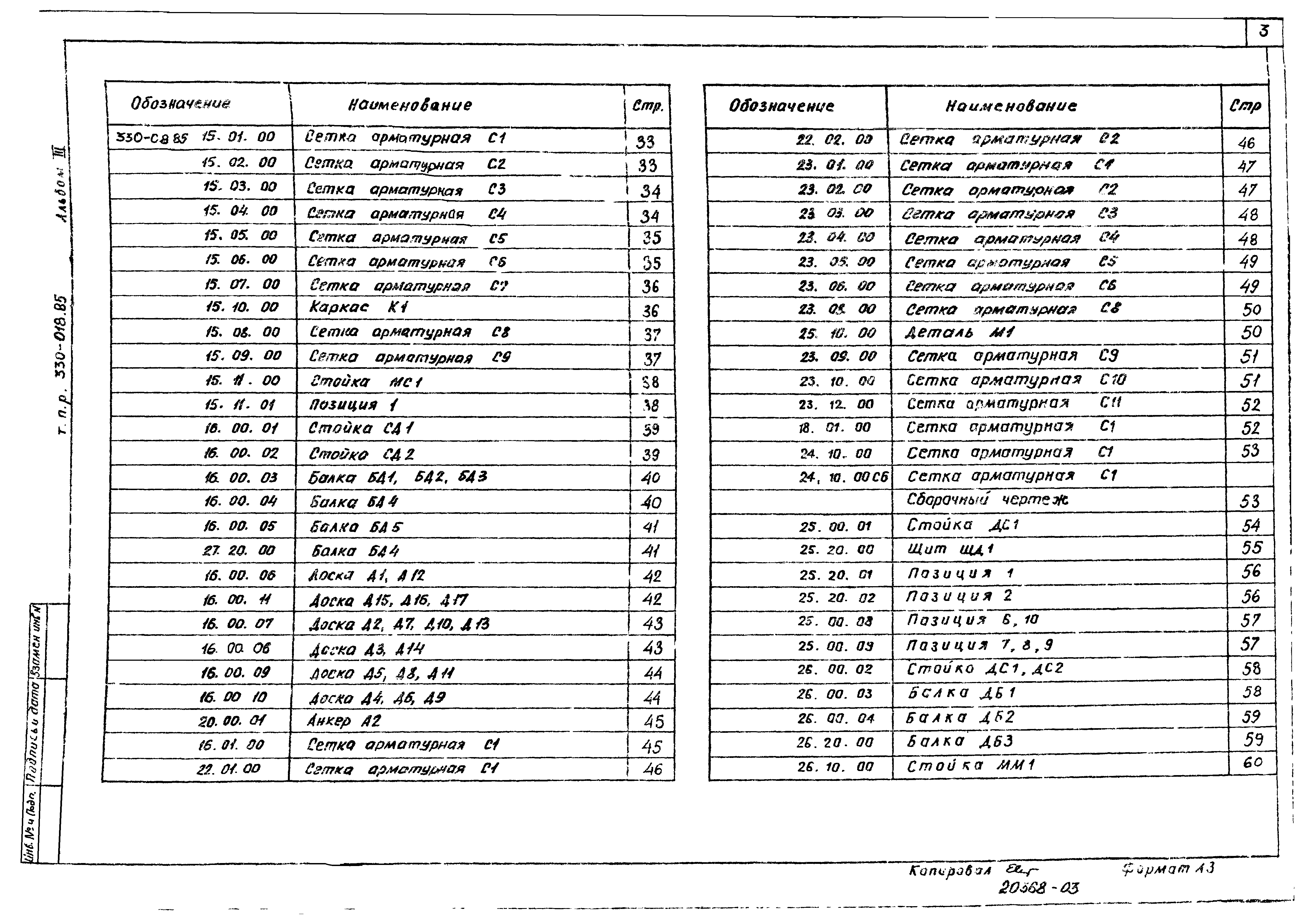 Типовой проект 330-018.85