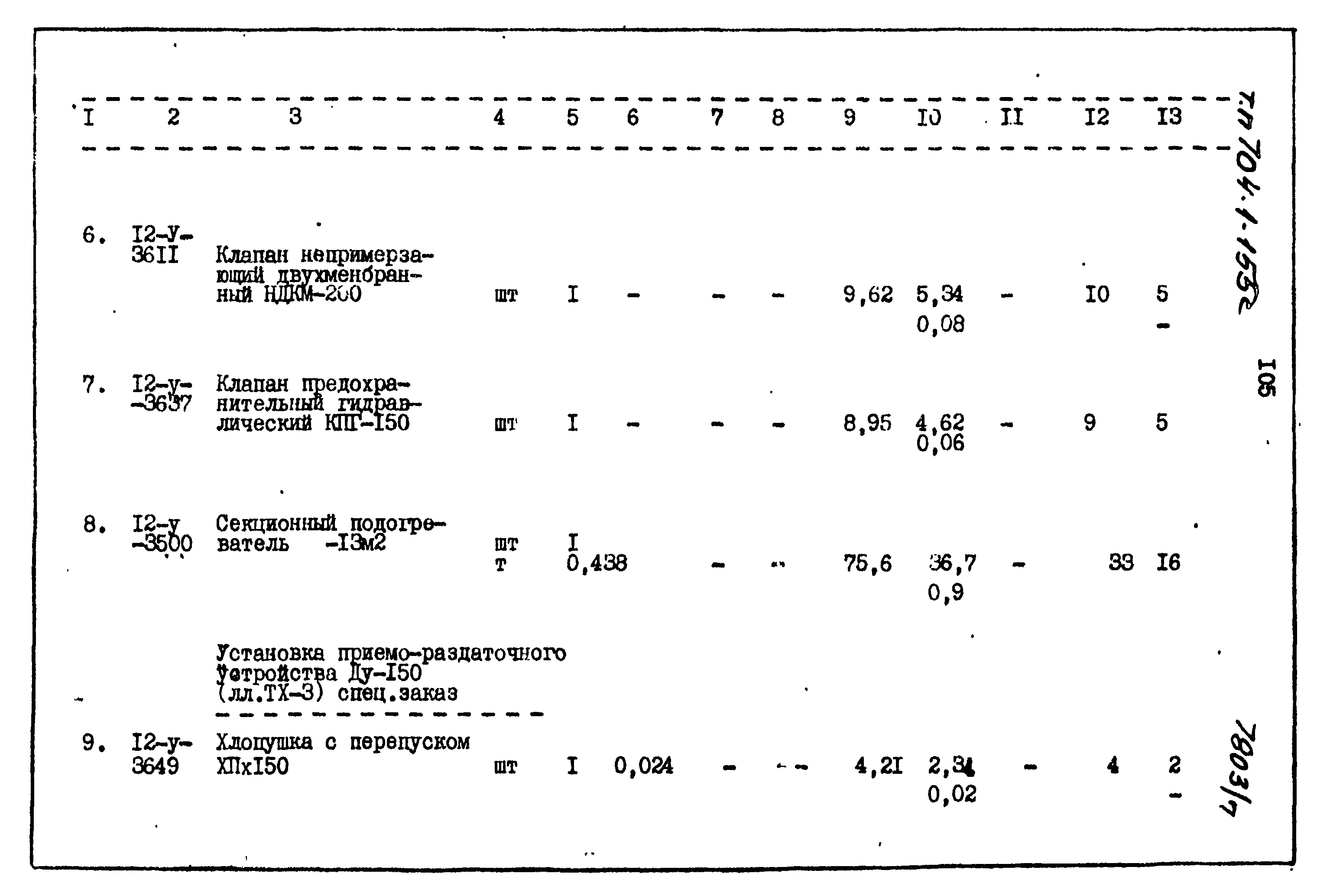 Типовой проект 704-1-155с