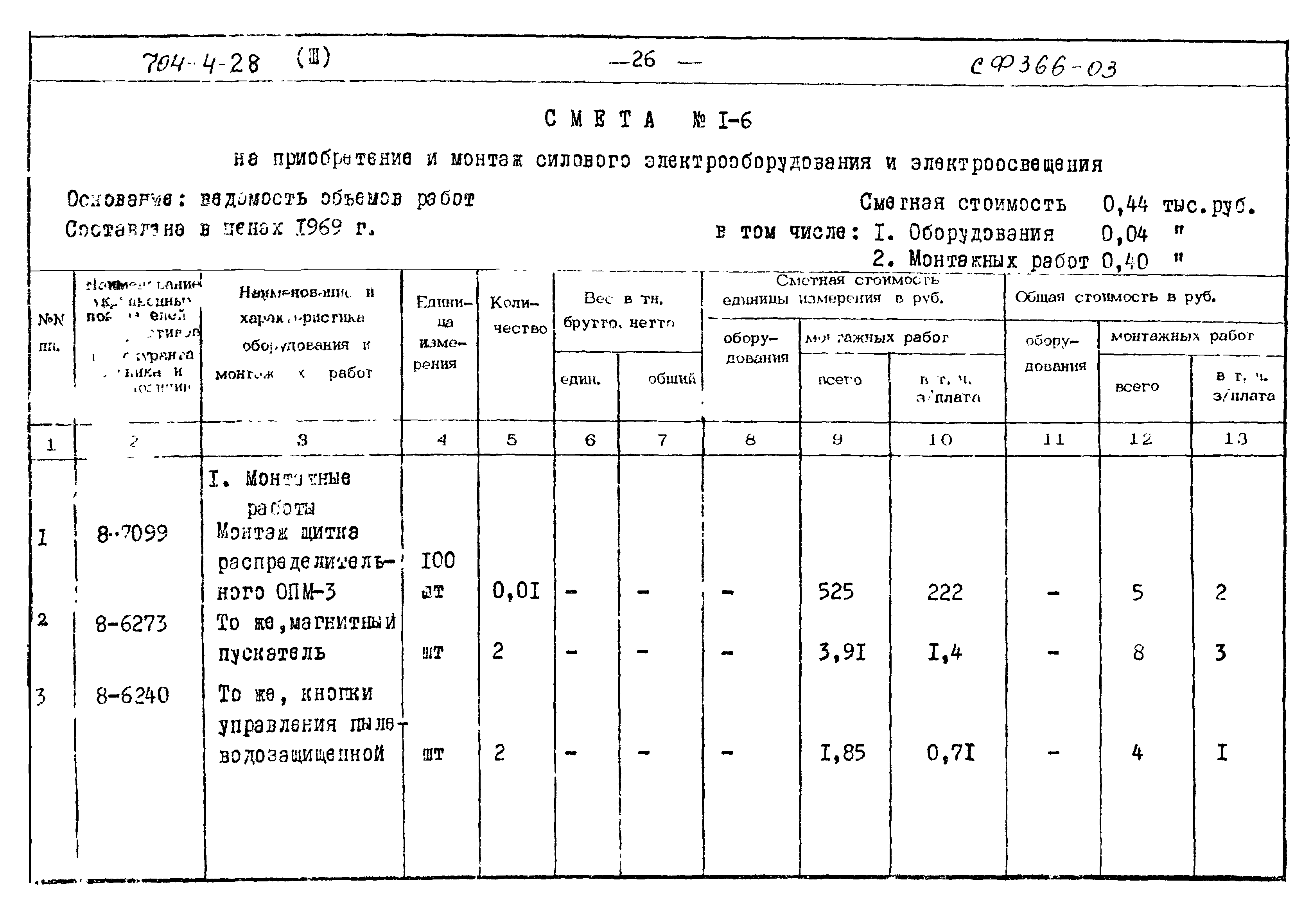 Типовой проект 704-4-28