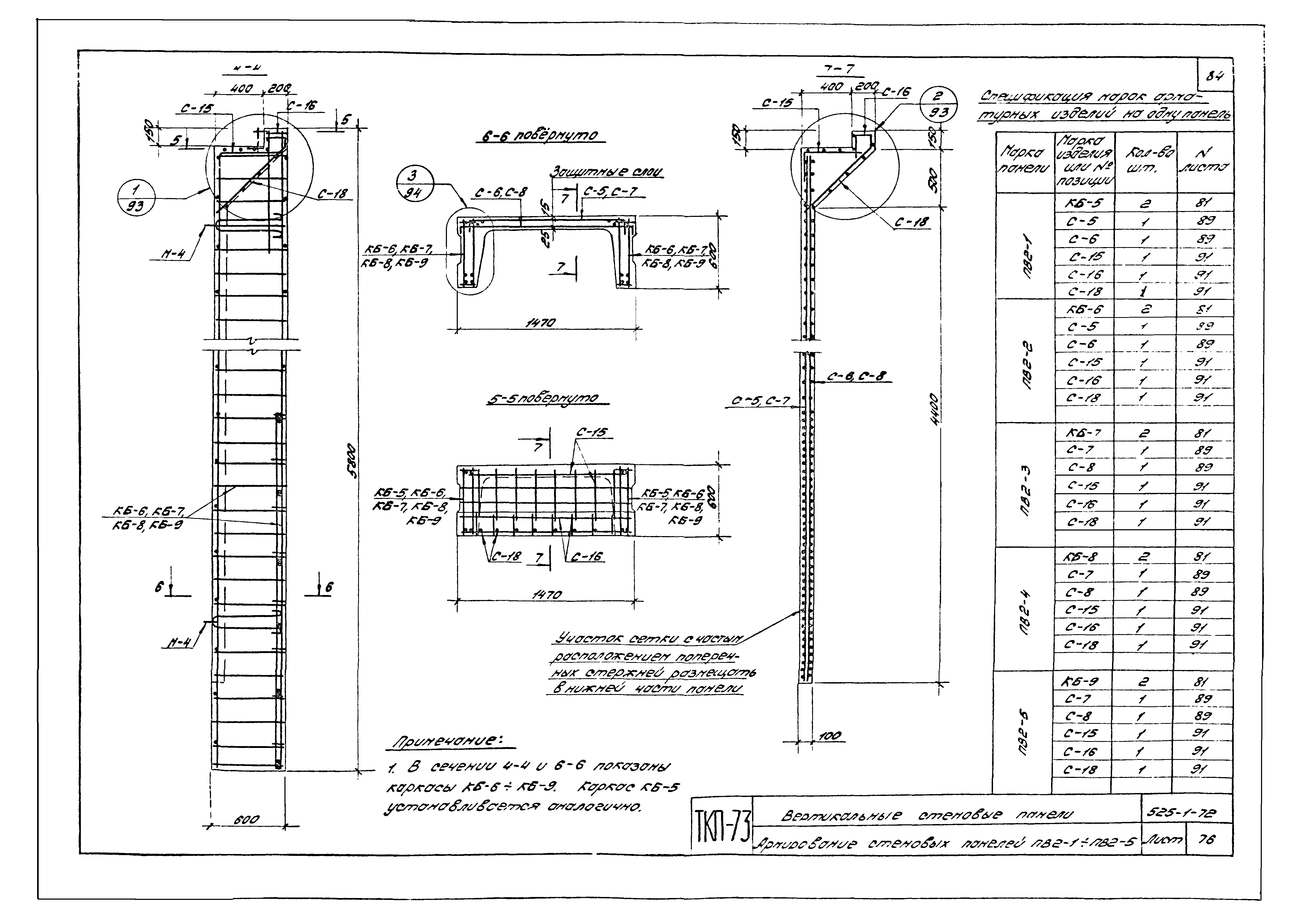 Серия ТКП-73