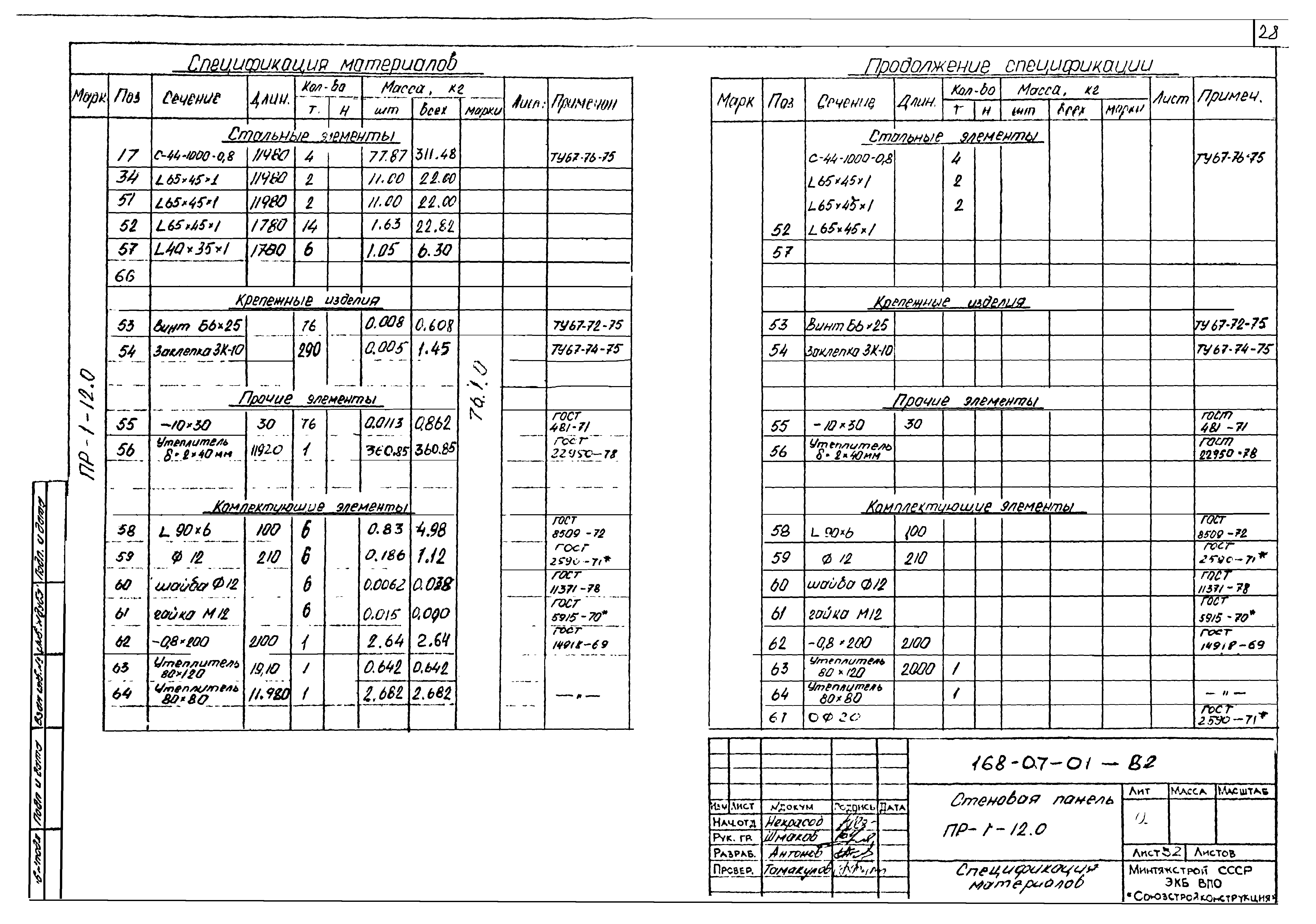 Шифр 168-07-01