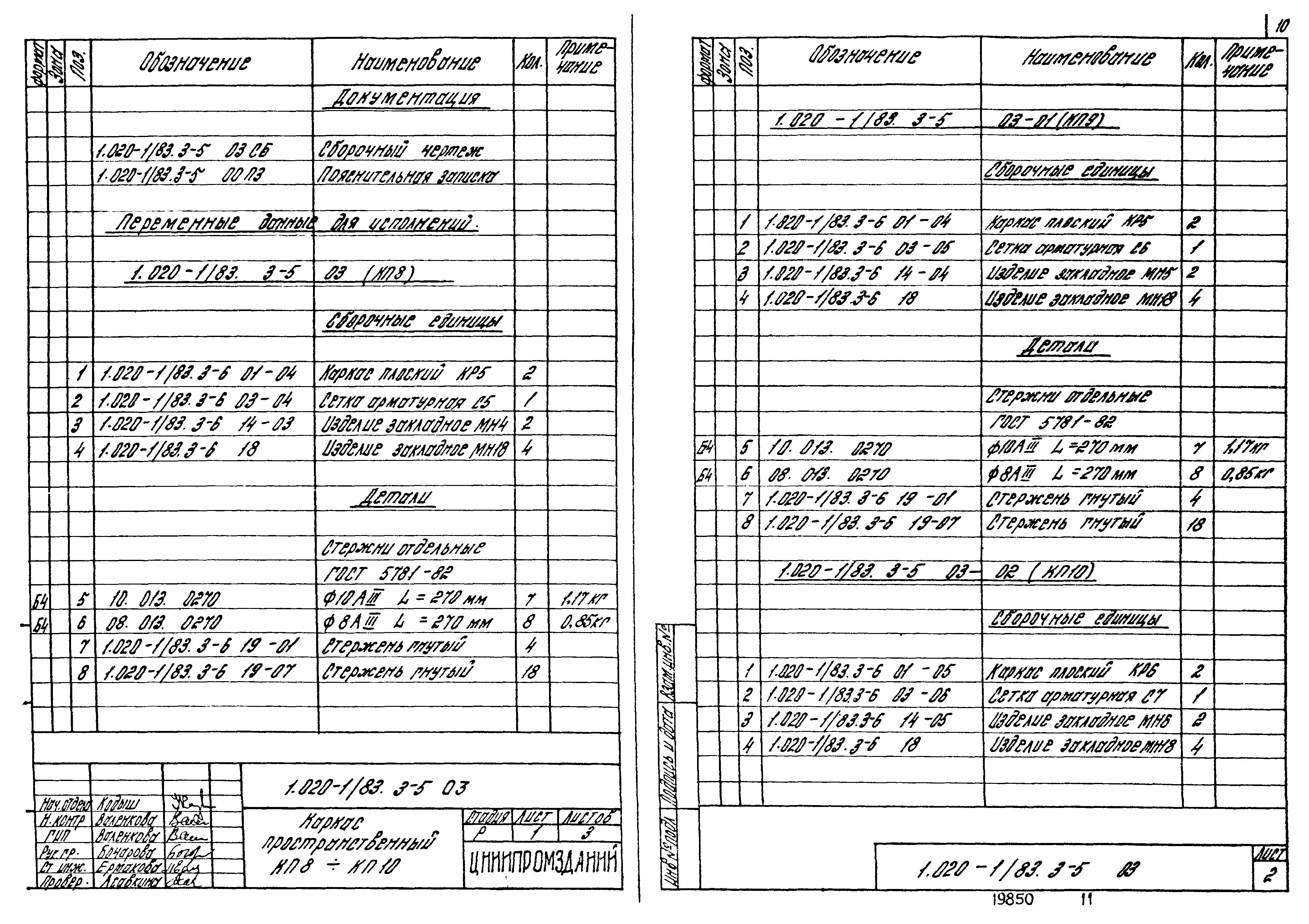 Серия 1.020-1/83