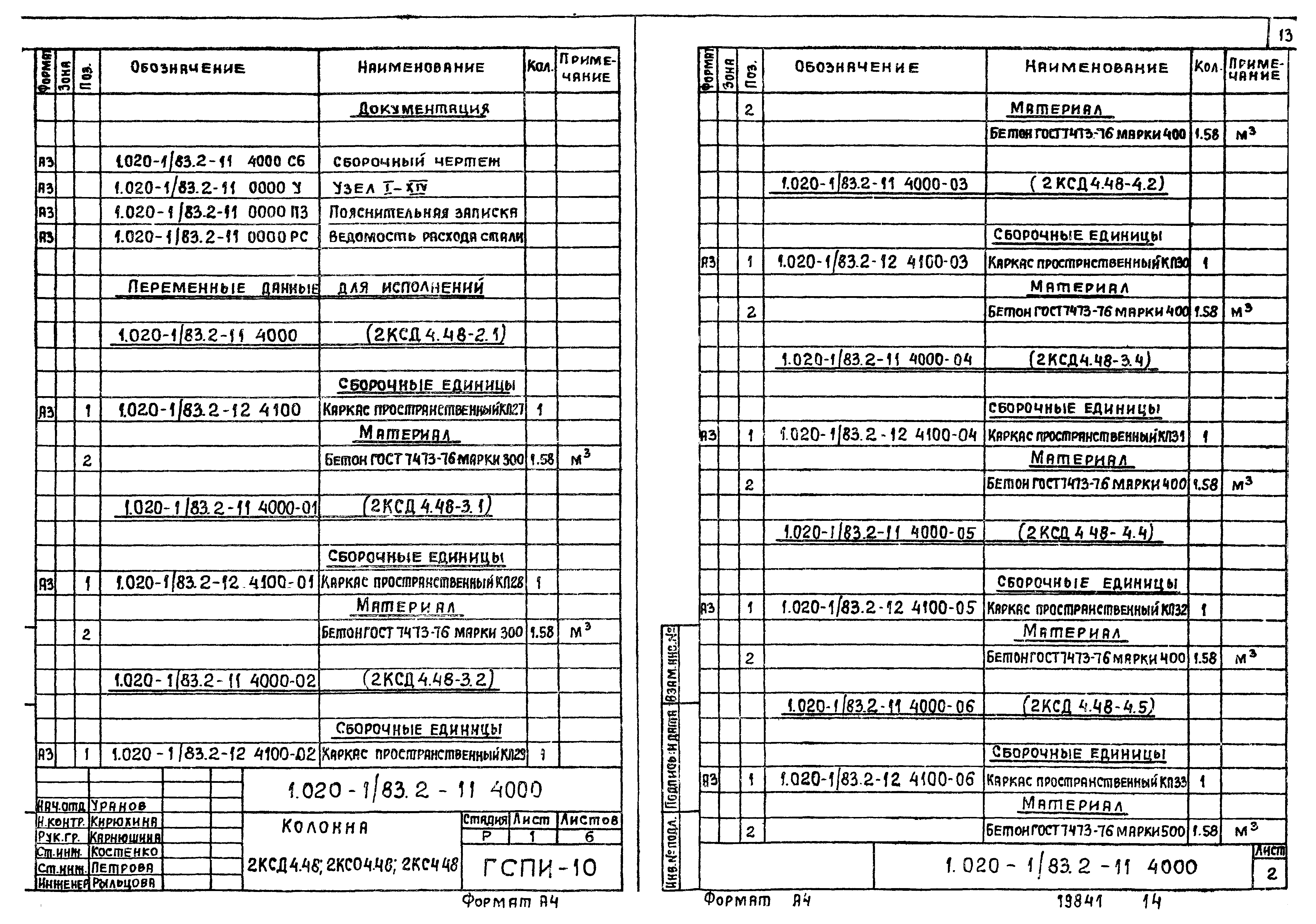 Серия 1.020-1/83