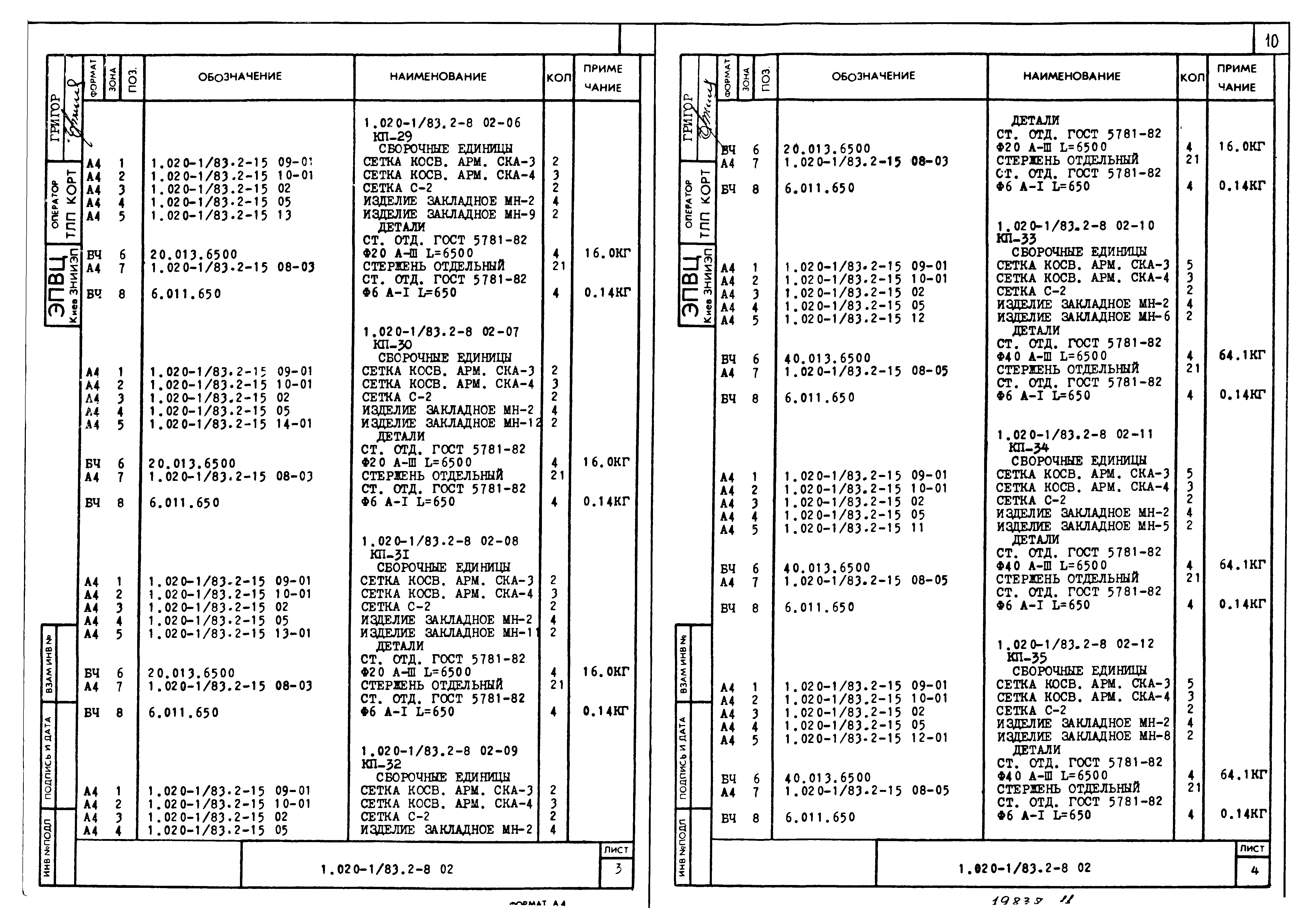 Серия 1.020-1/83