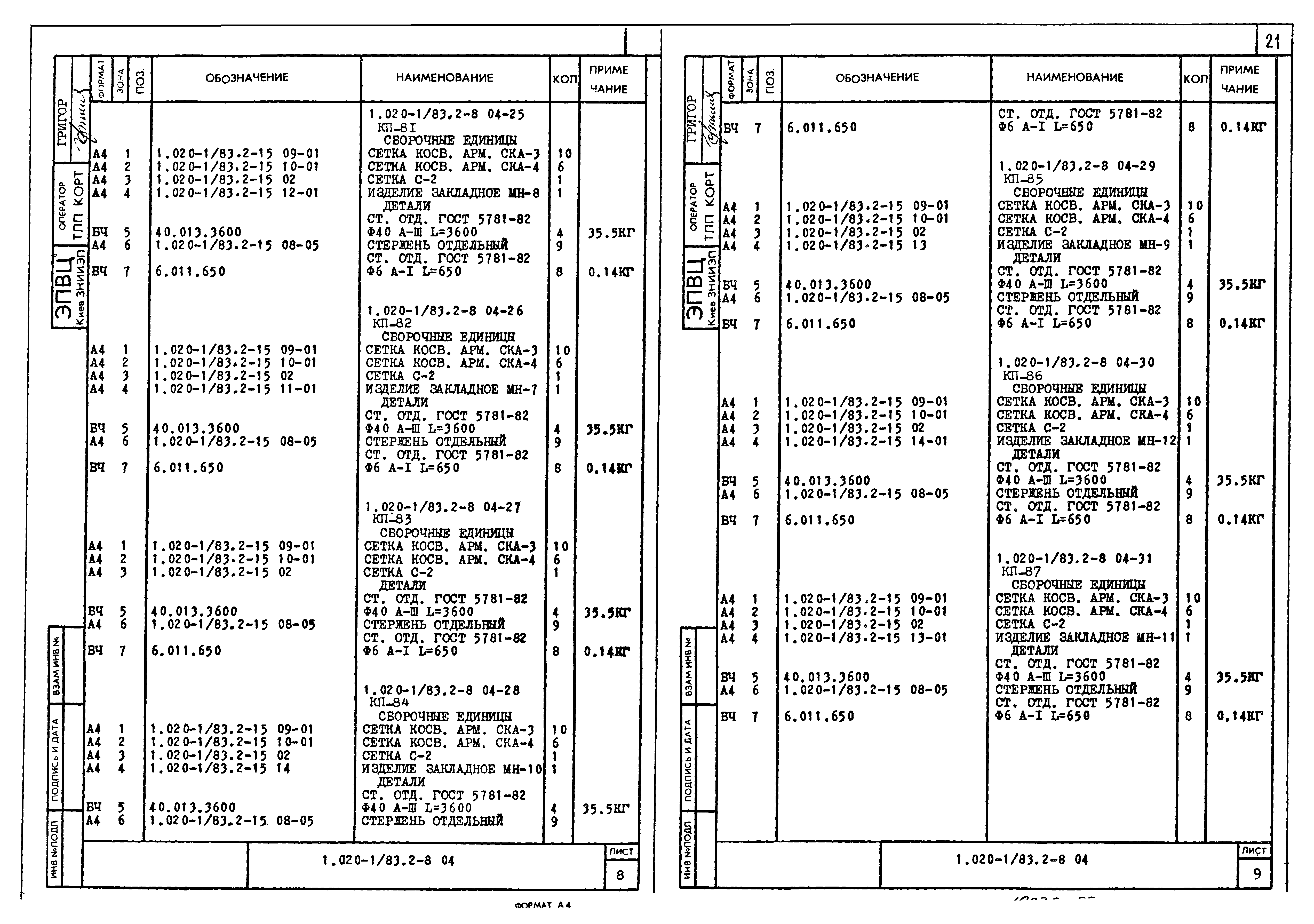 Серия 1.020-1/83