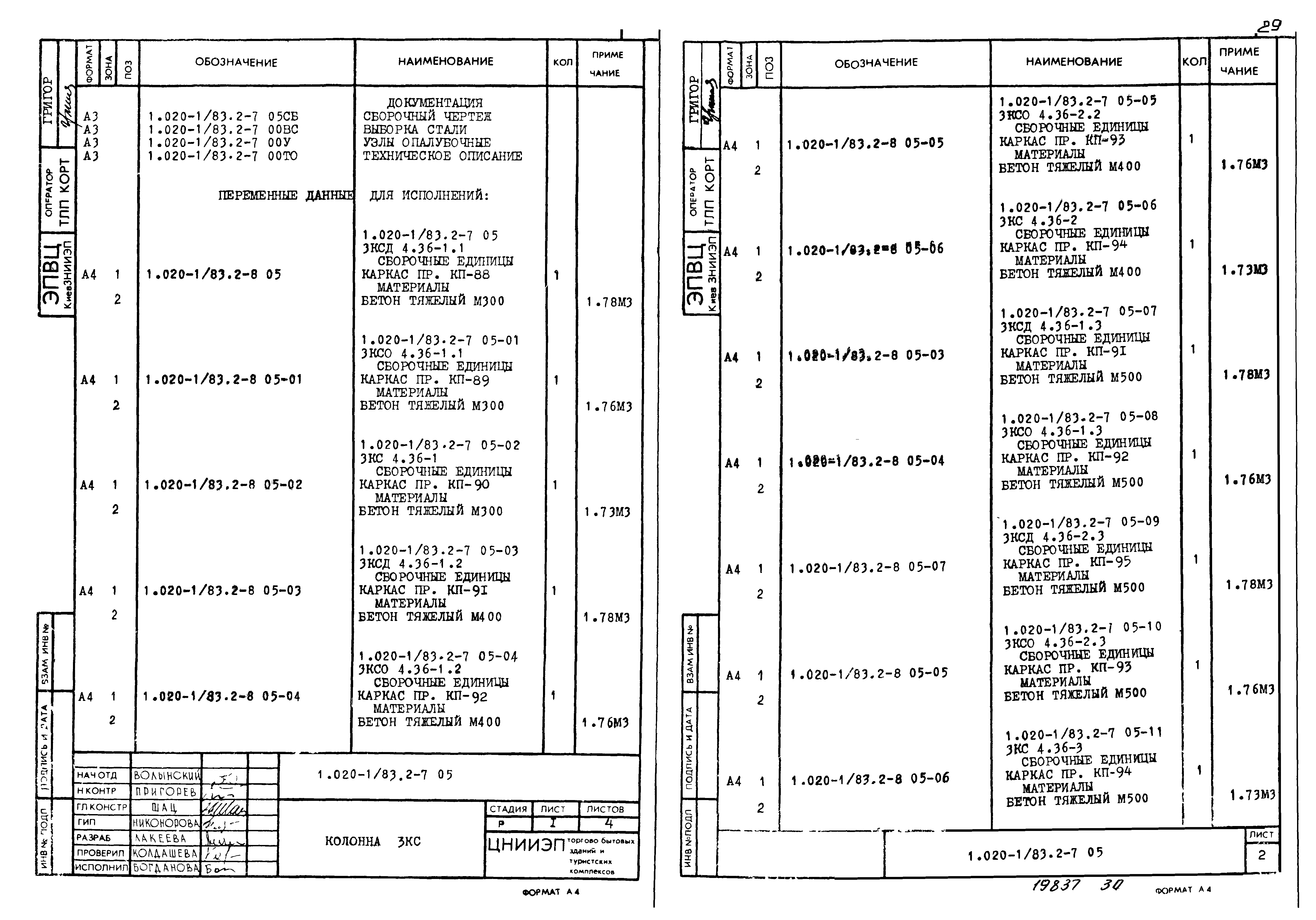 Серия 1.020-1/83