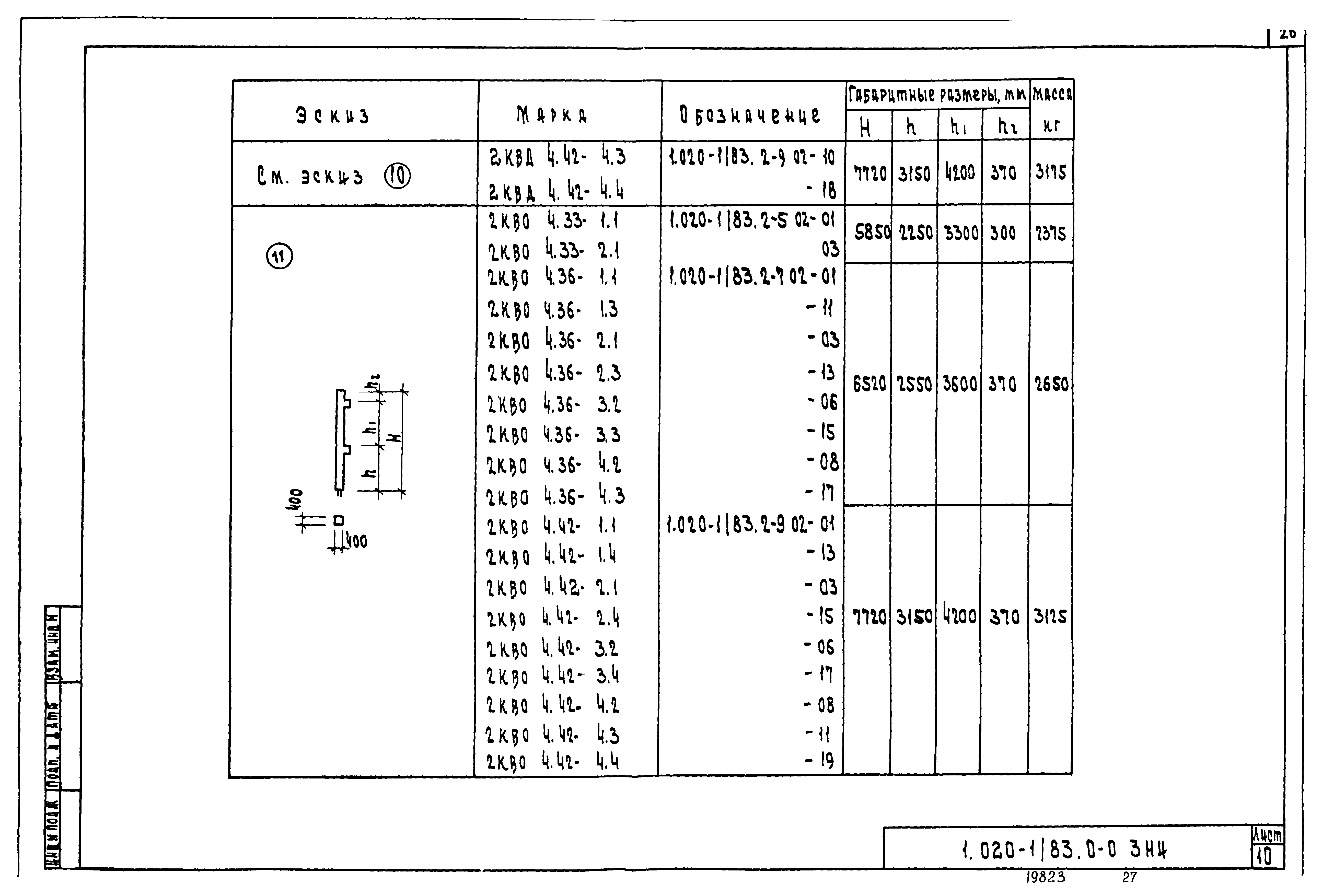 Серия 1.020-1/83