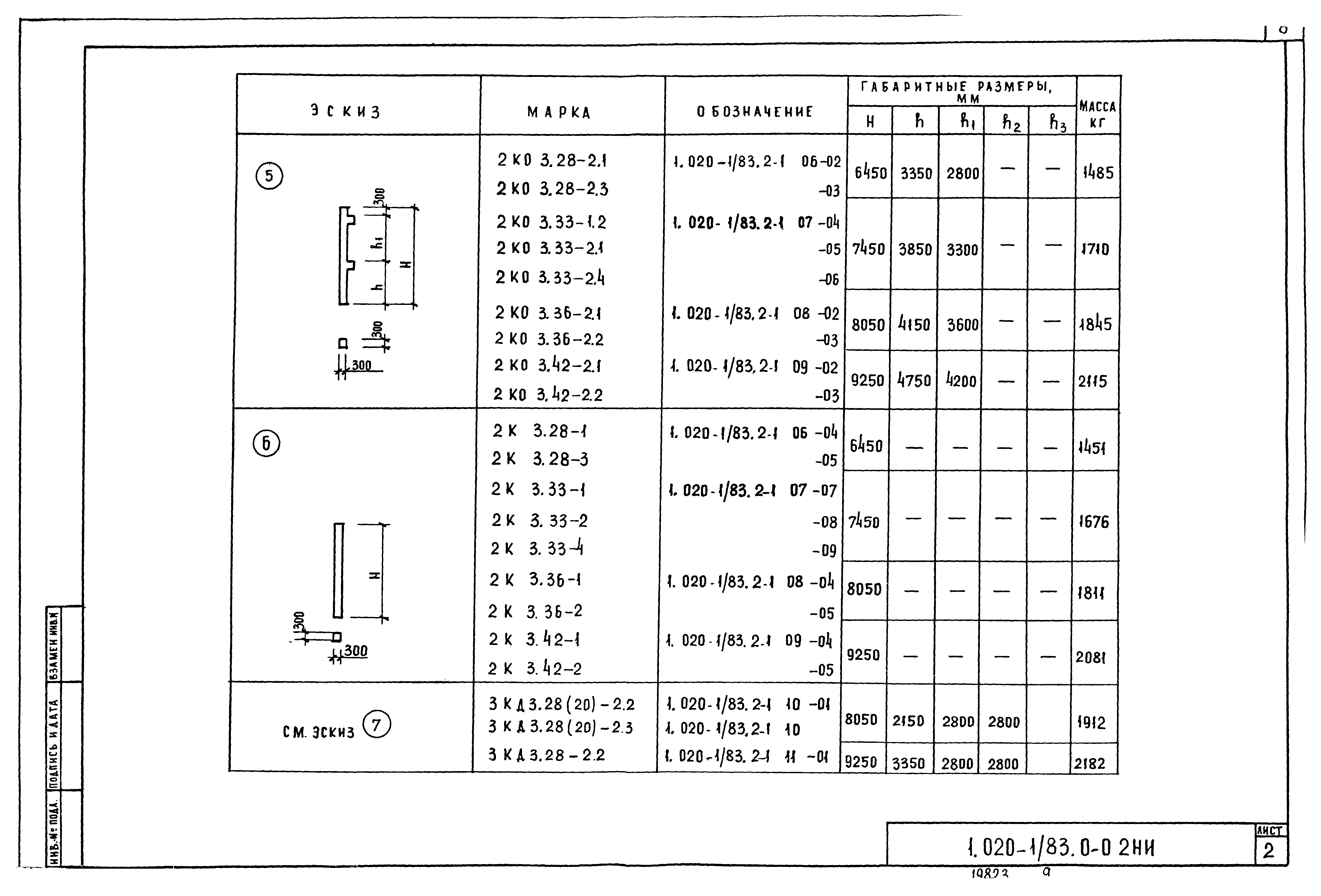 Серия 1.020-1/83