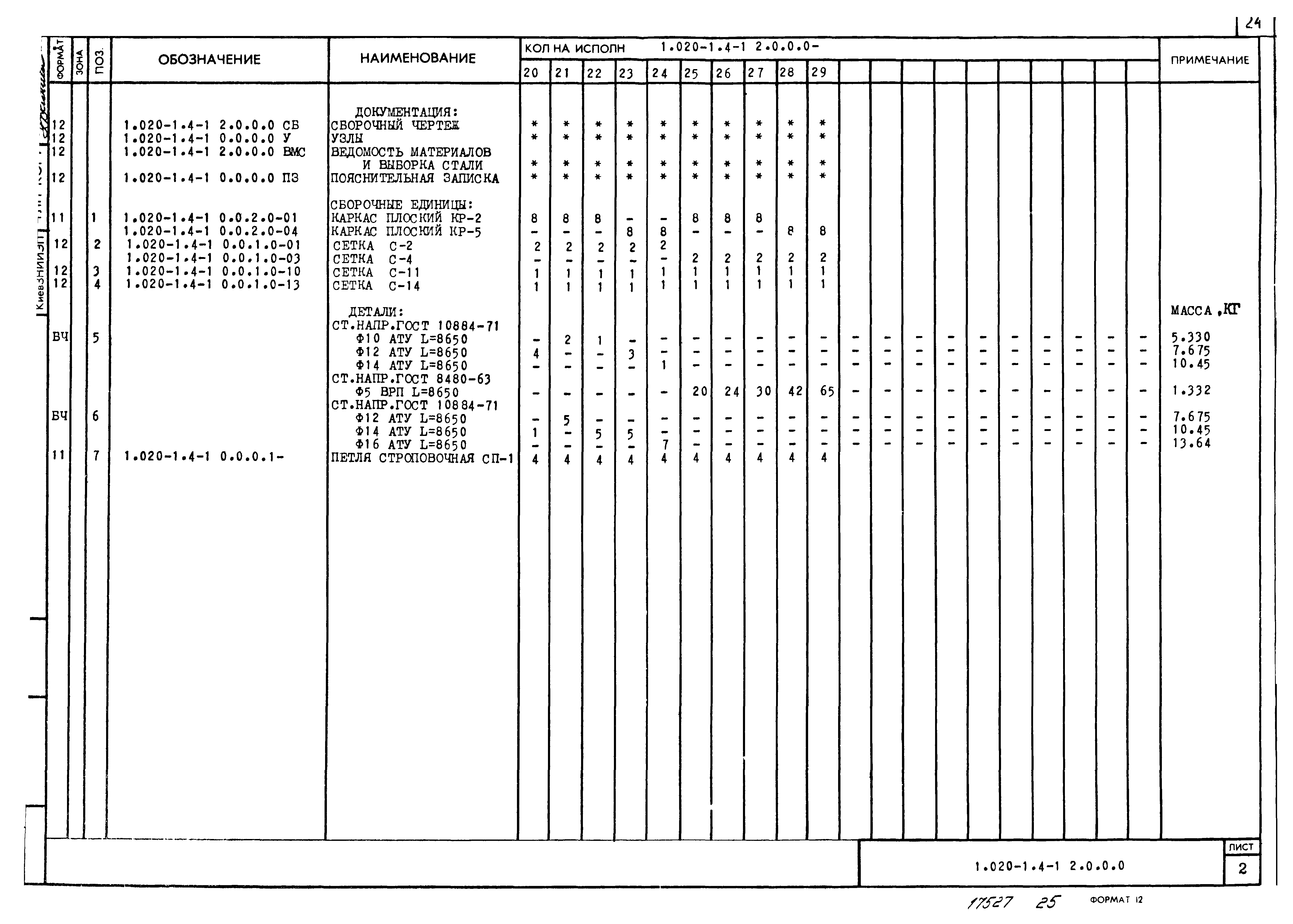 Серия 1.020-1