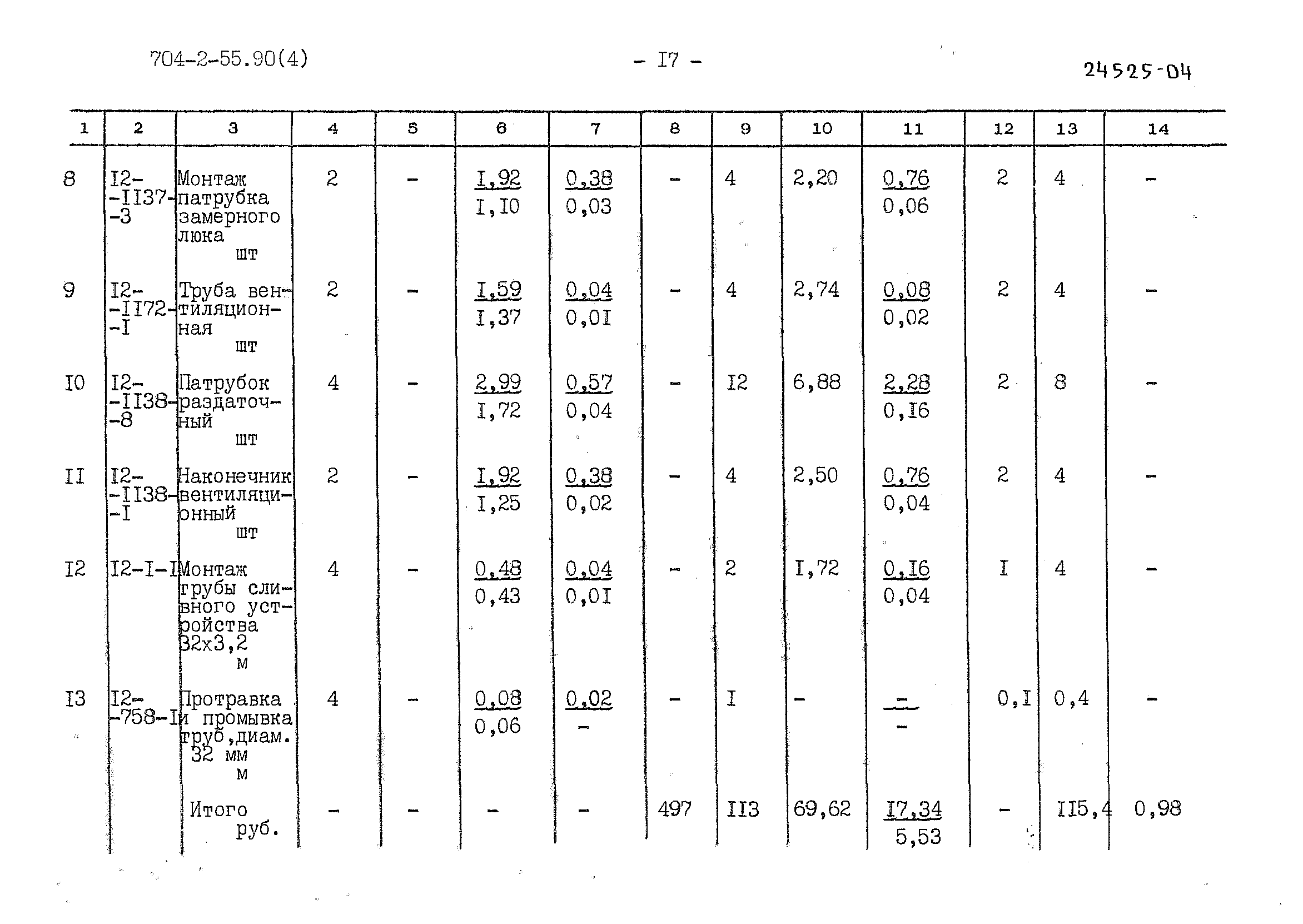 Типовой проект 704-2-55.90