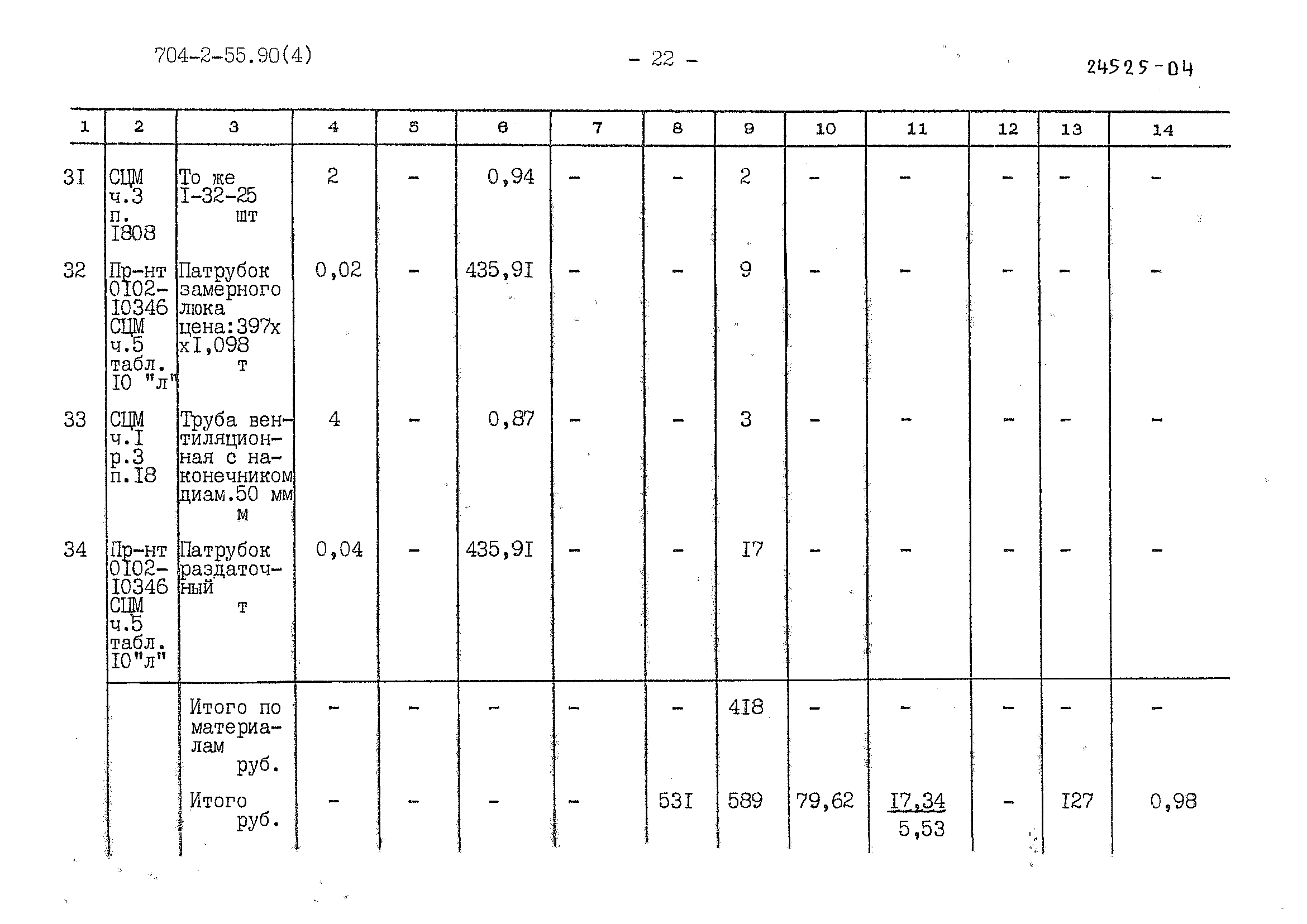 Типовой проект 704-2-55.90