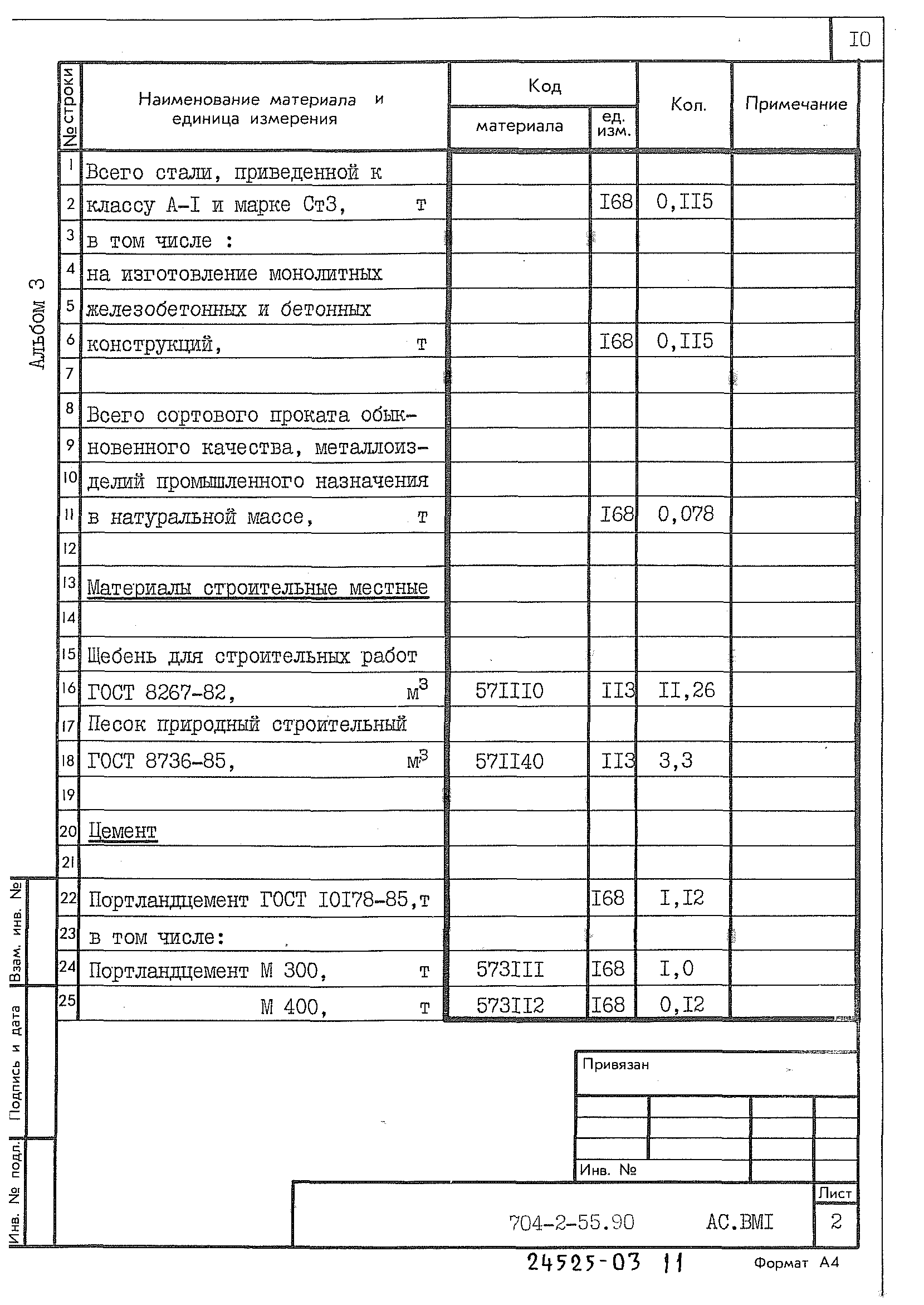 Типовой проект 704-2-55.90