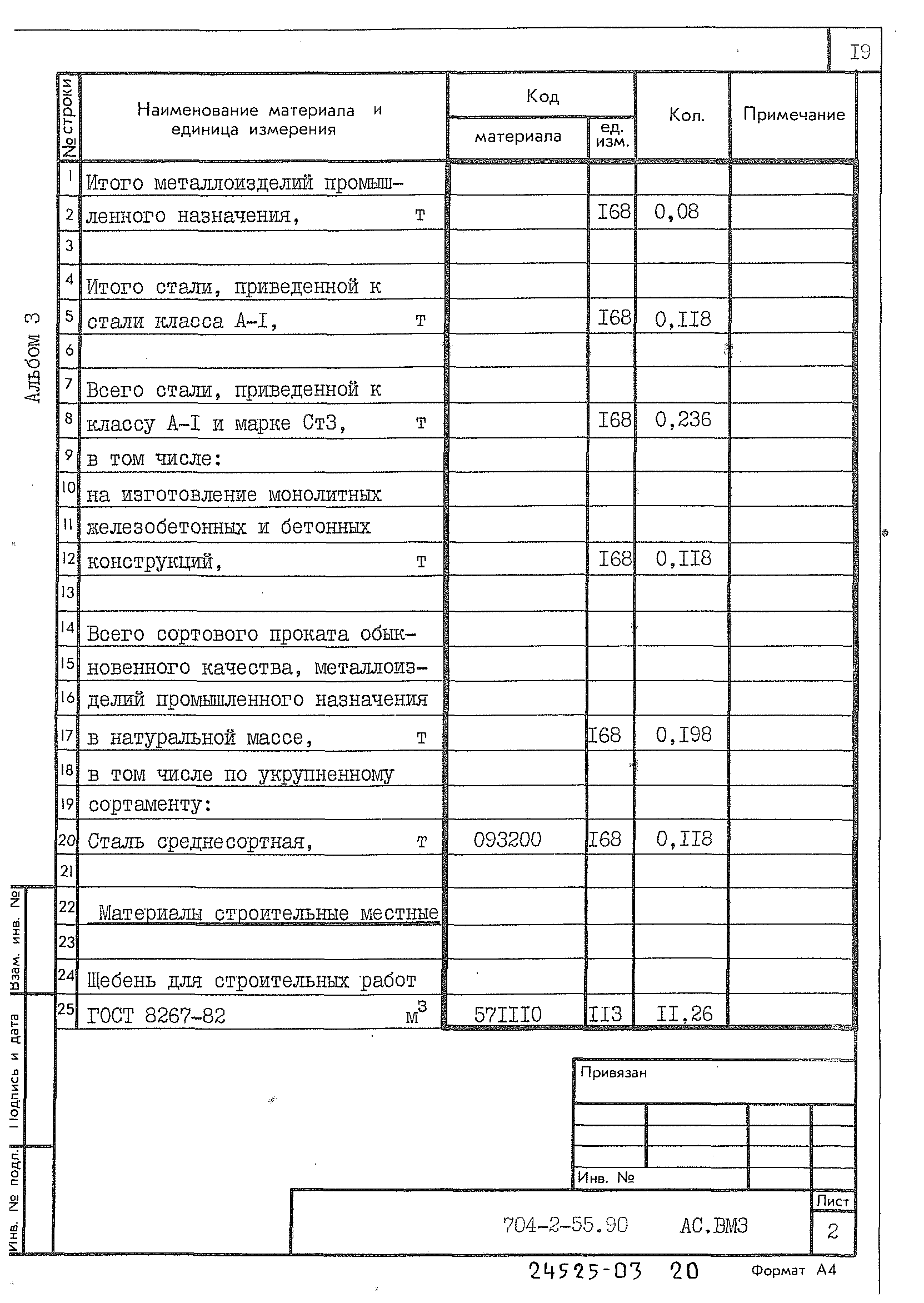 Типовой проект 704-2-55.90