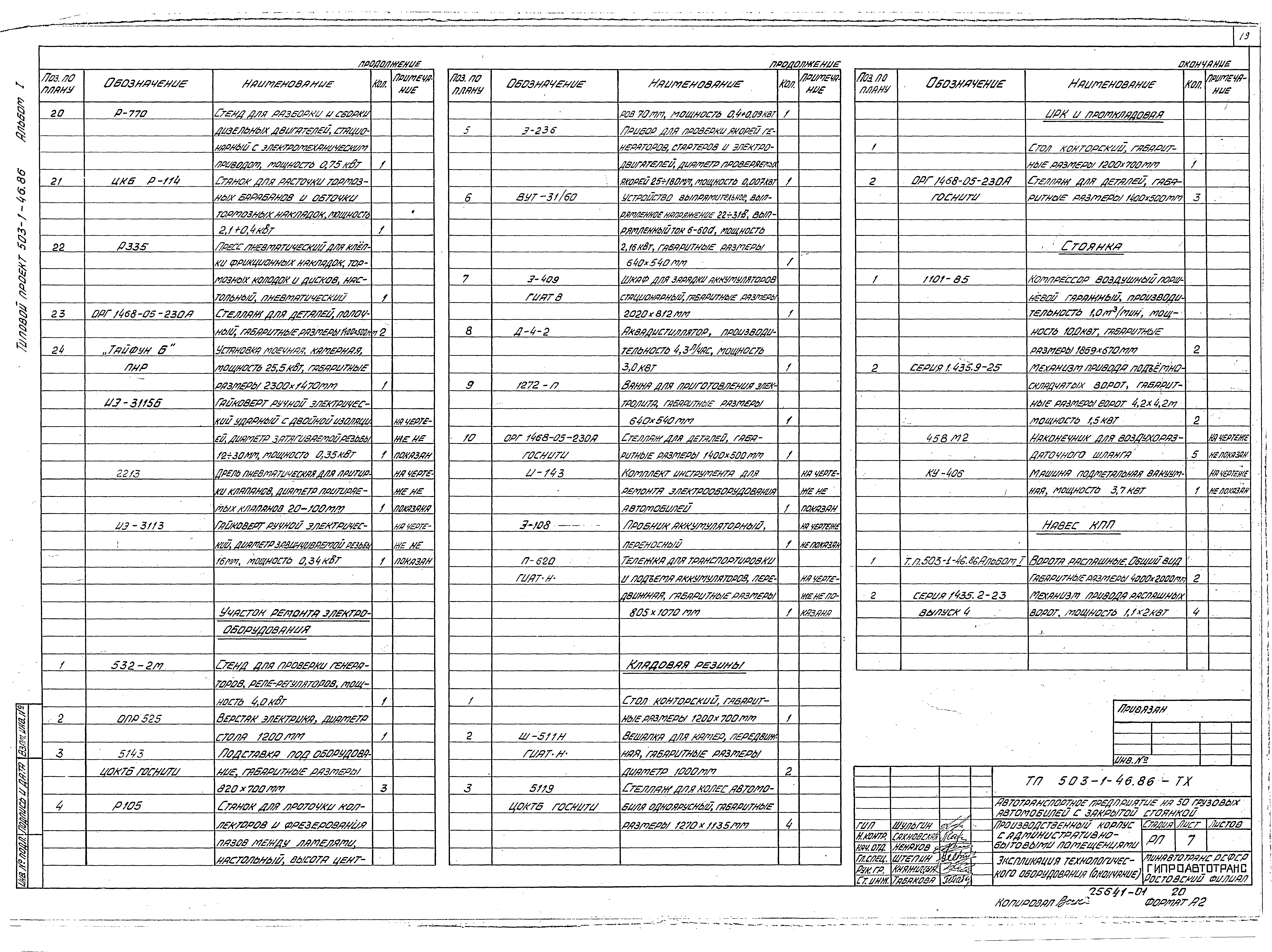 Типовой проект 503-1-46.86