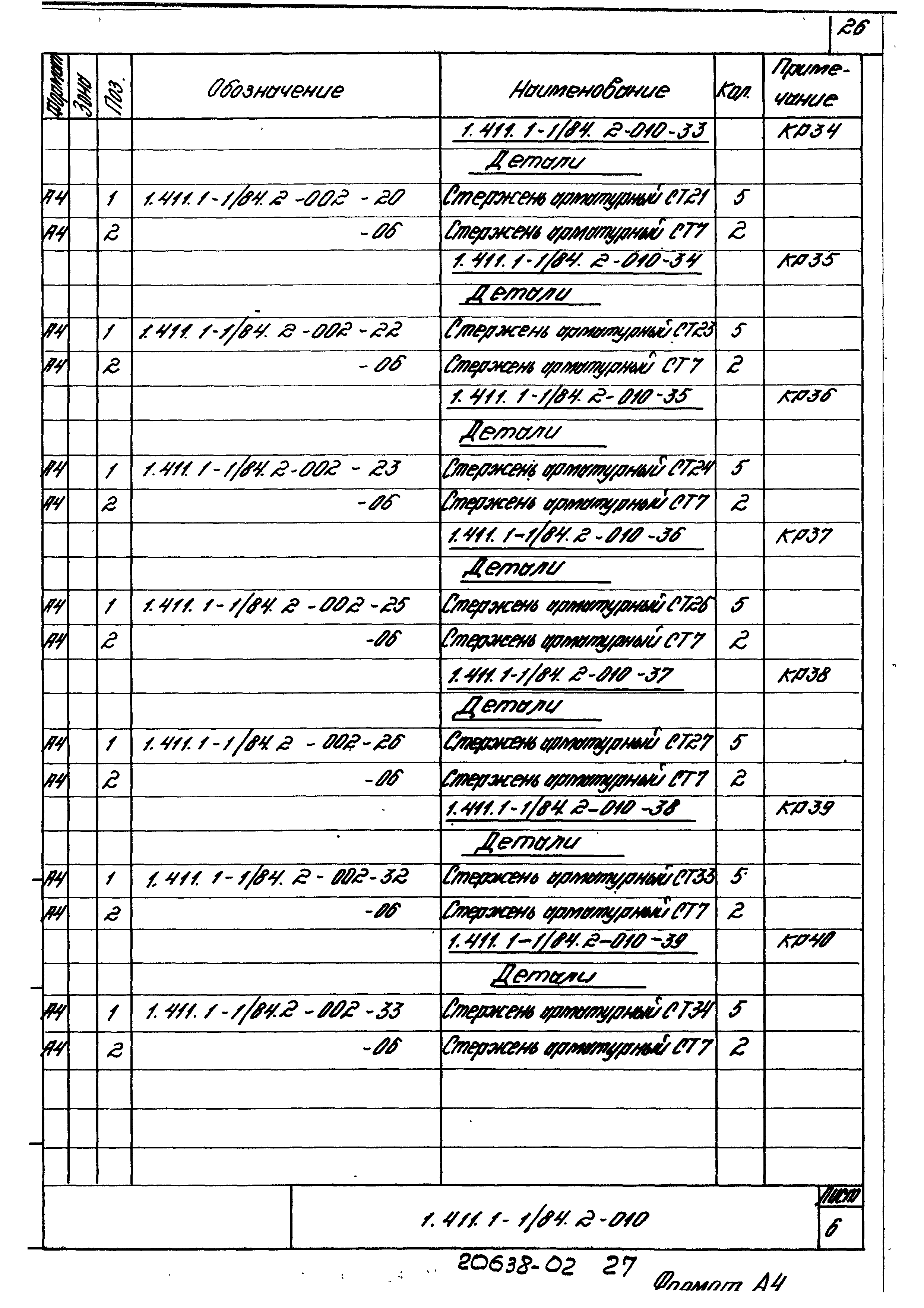 Серия 1.411.1-1/84