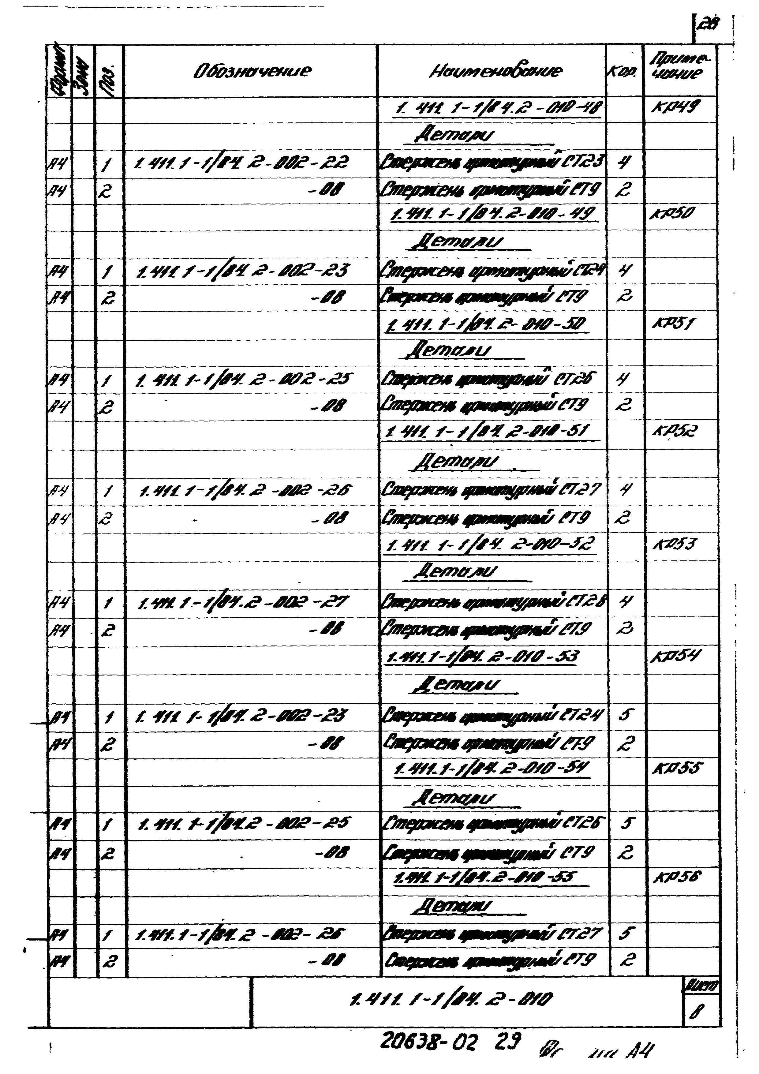 Серия 1.411.1-1/84