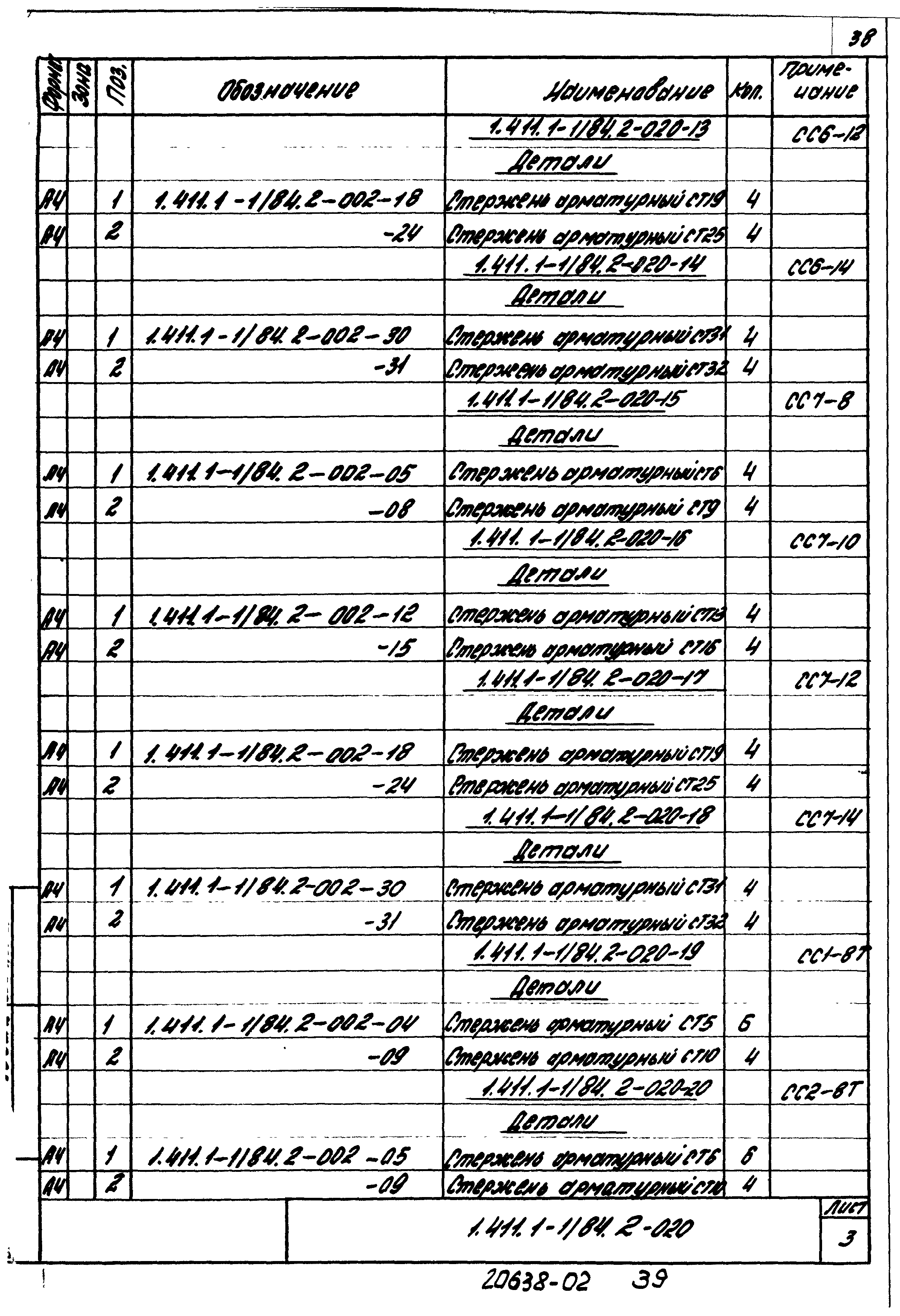 Серия 1.411.1-1/84