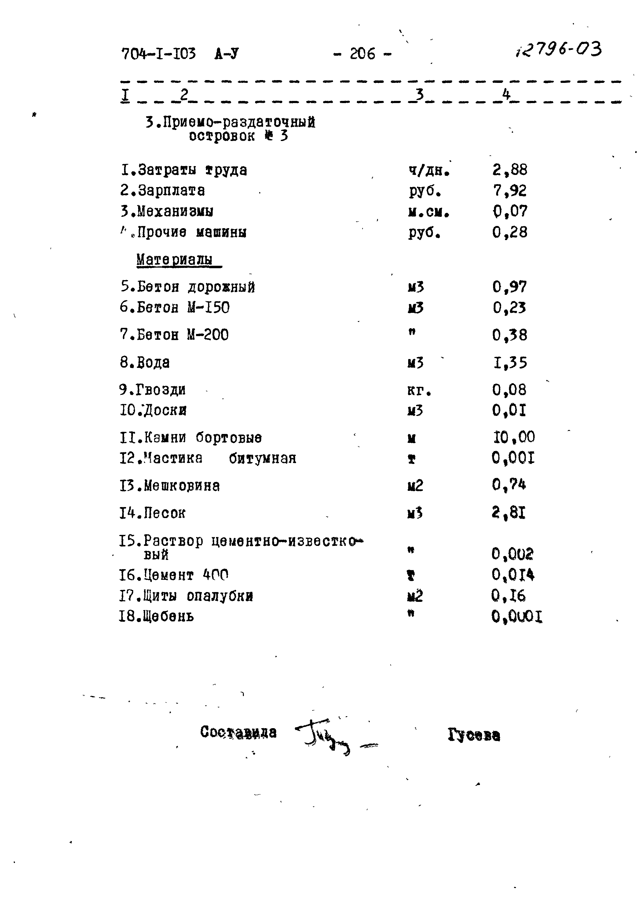 Типовой проект 704-1-103