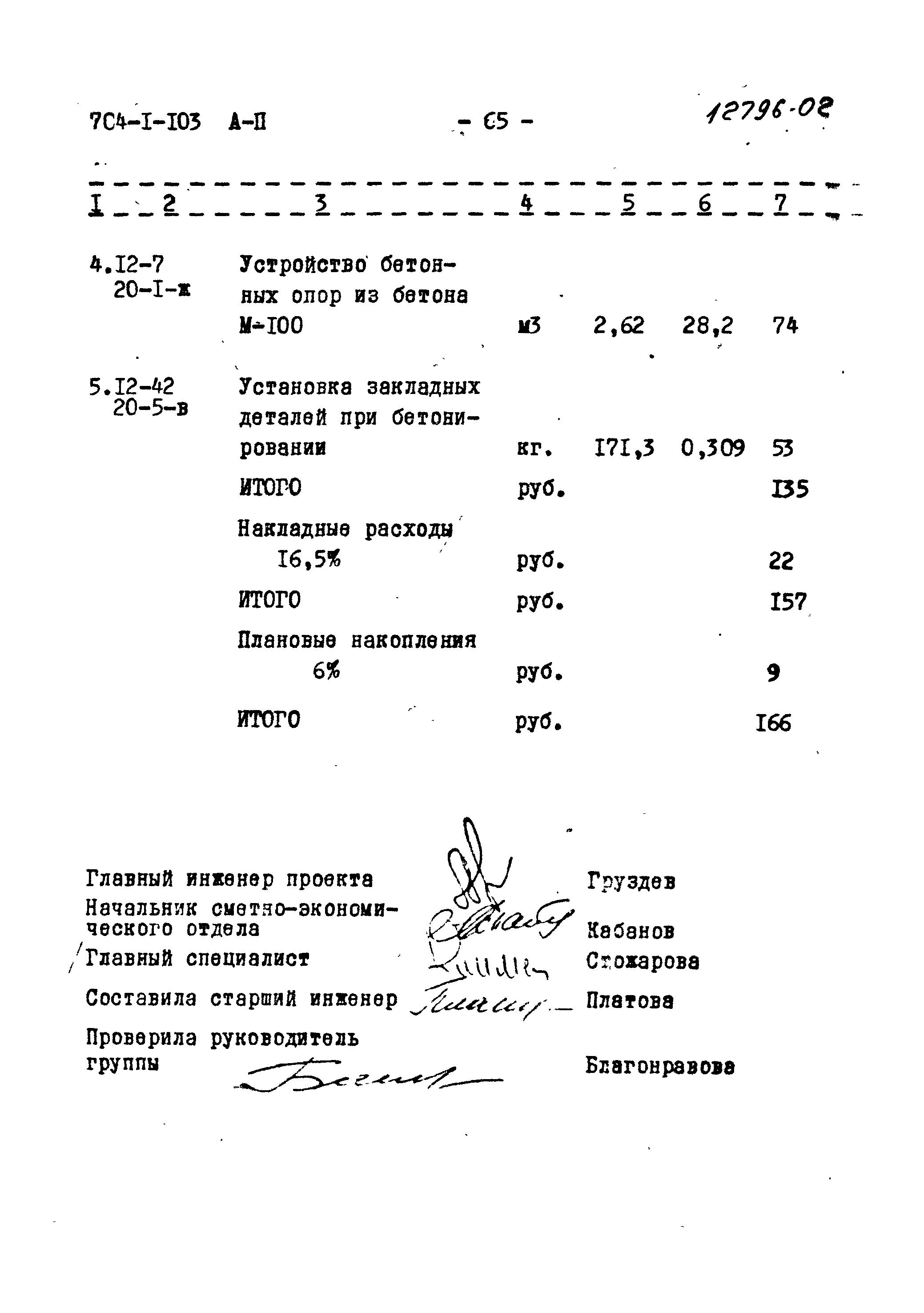 Типовой проект 704-1-103