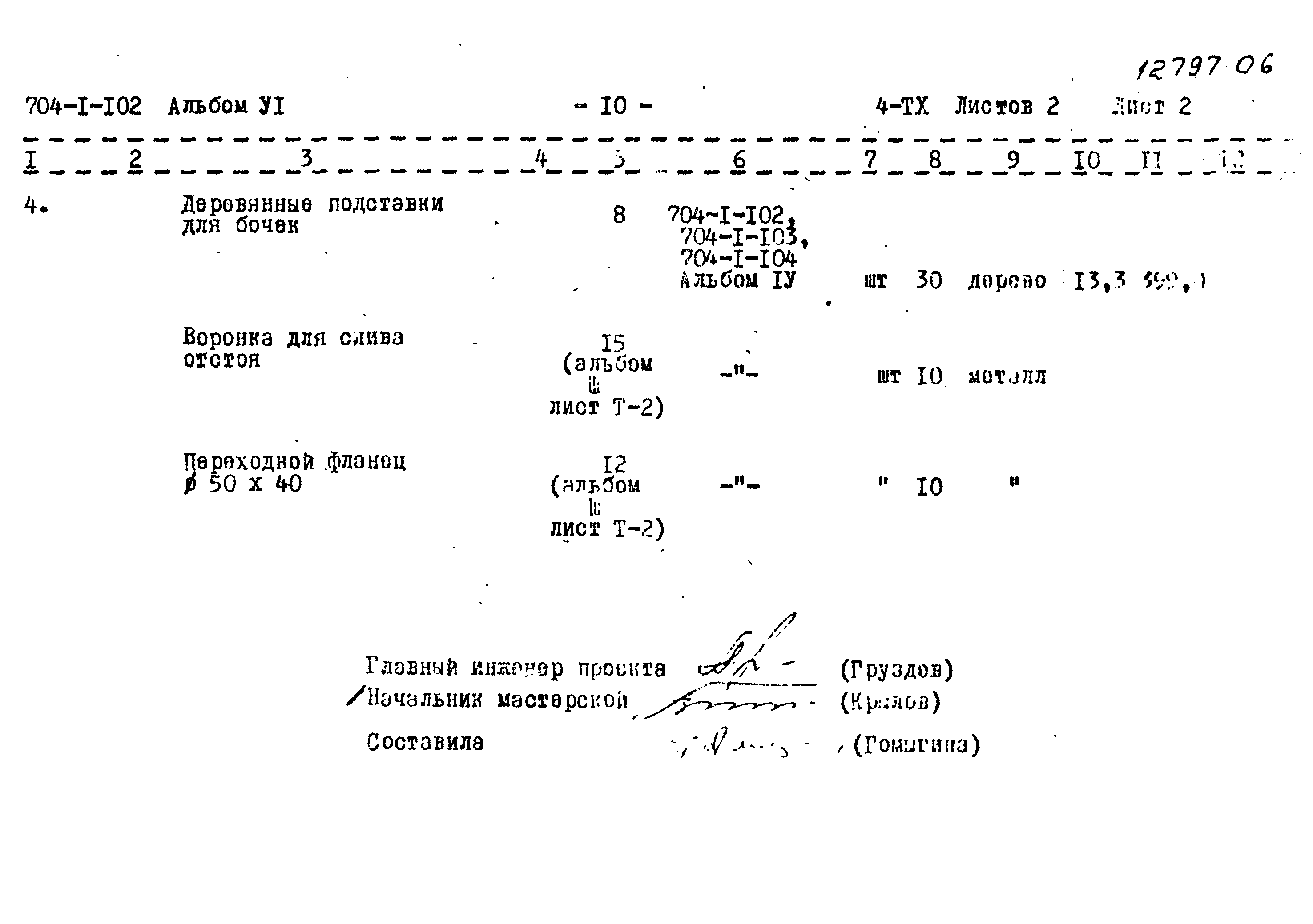 Типовой проект 704-1-102