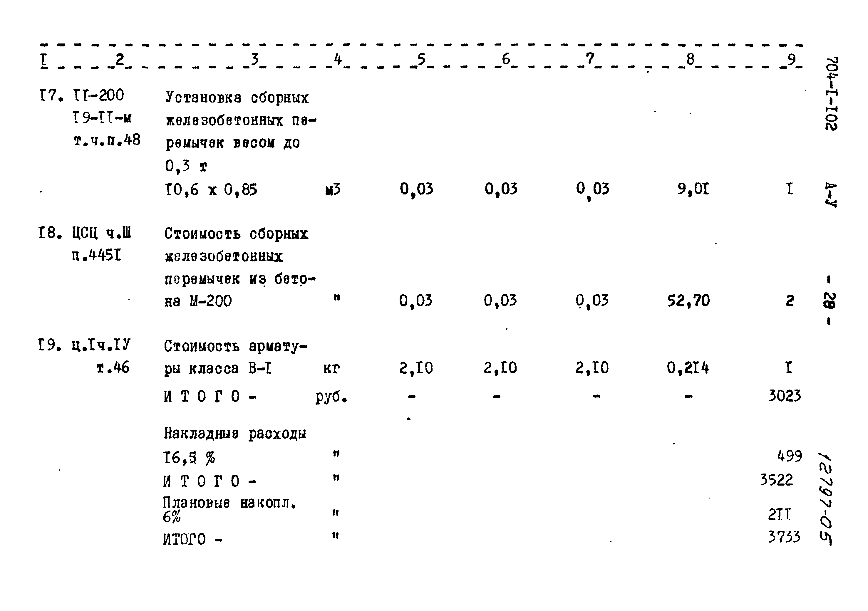 Типовой проект 704-1-102