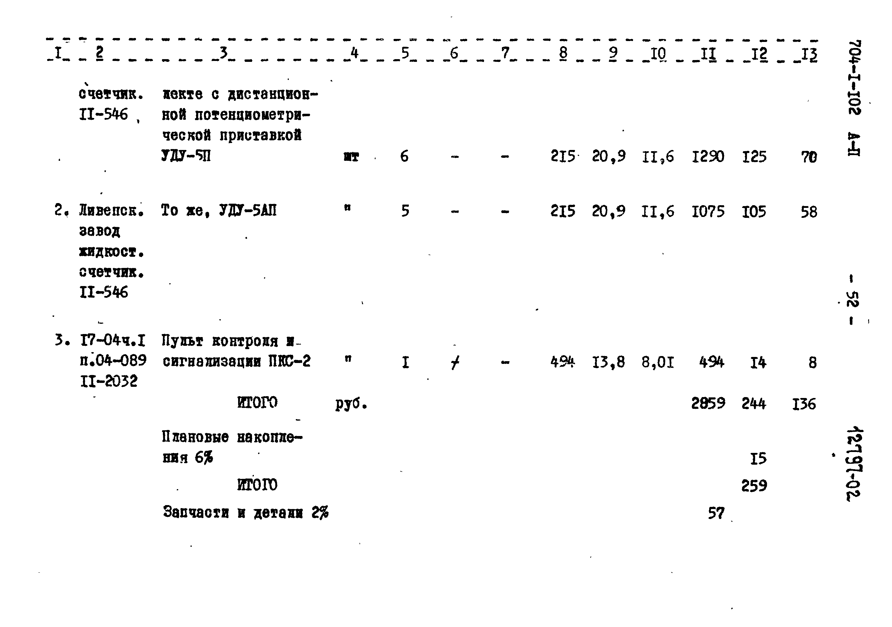 Типовой проект 704-1-102