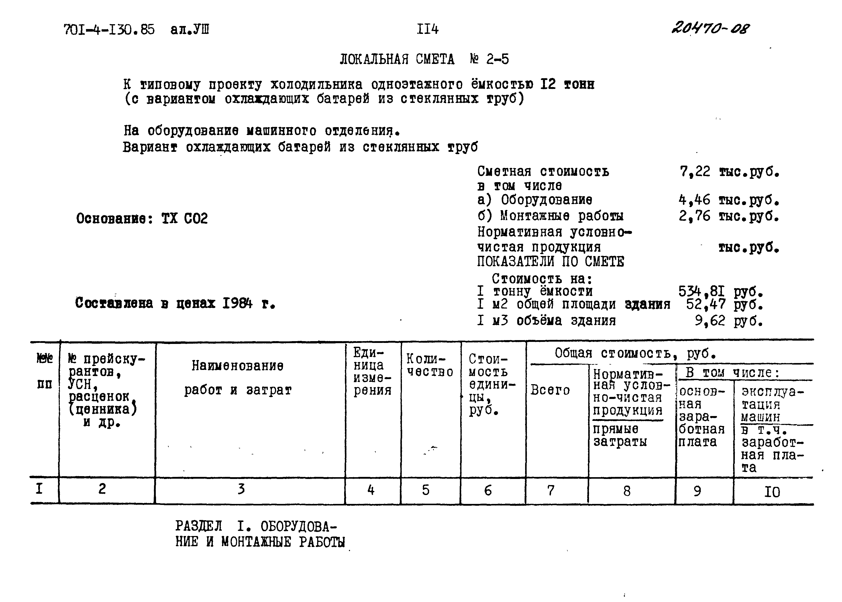 Типовой проект 701-4-130.85