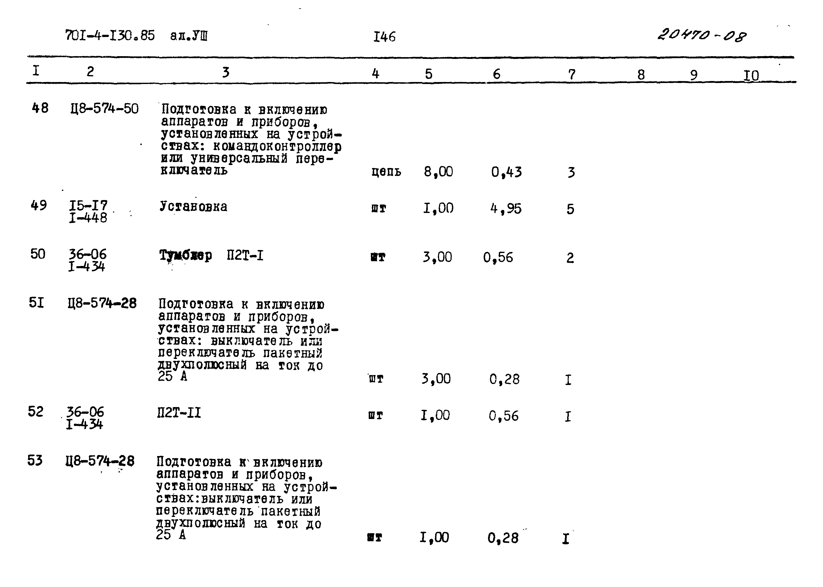 Типовой проект 701-4-130.85