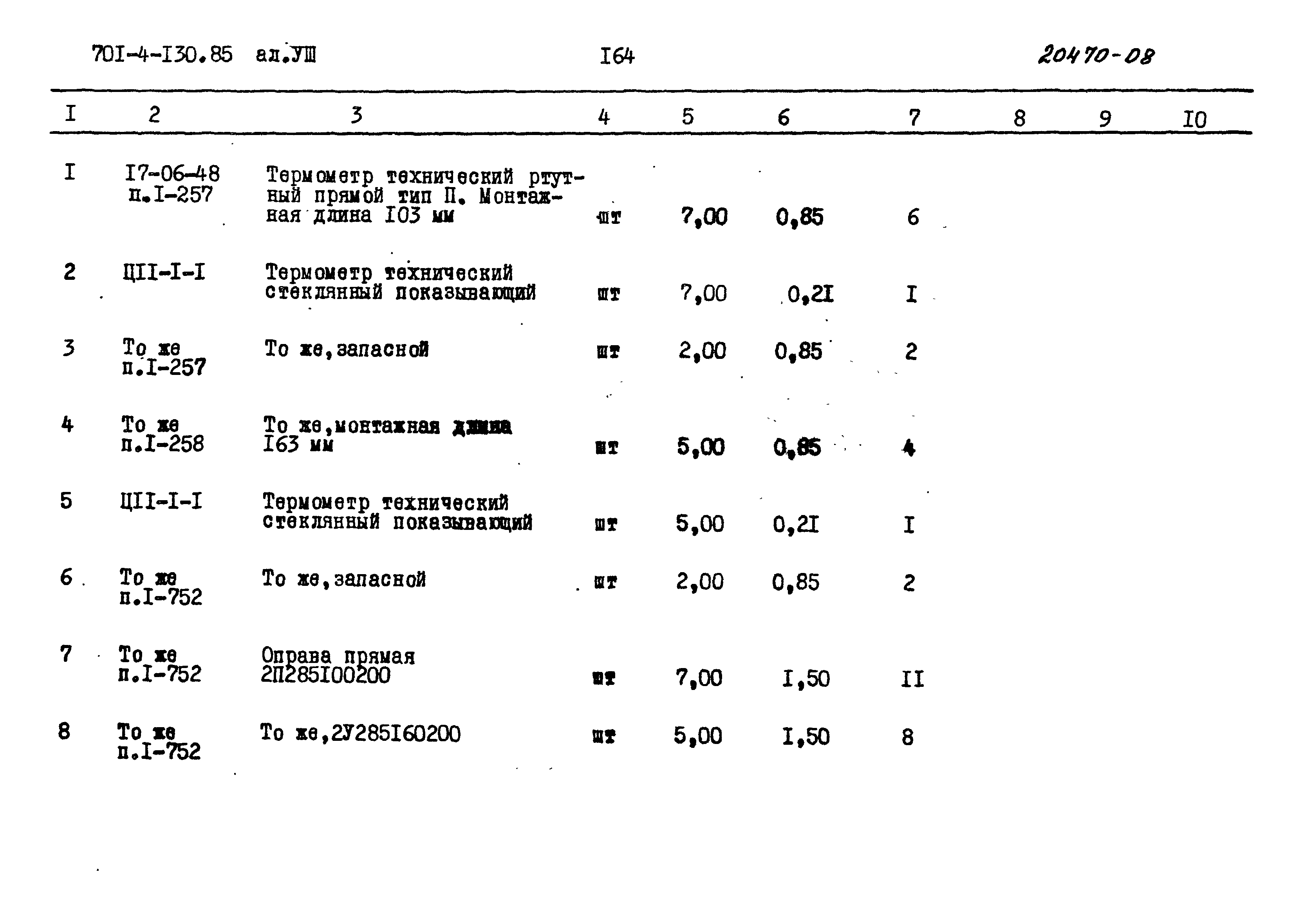 Типовой проект 701-4-130.85