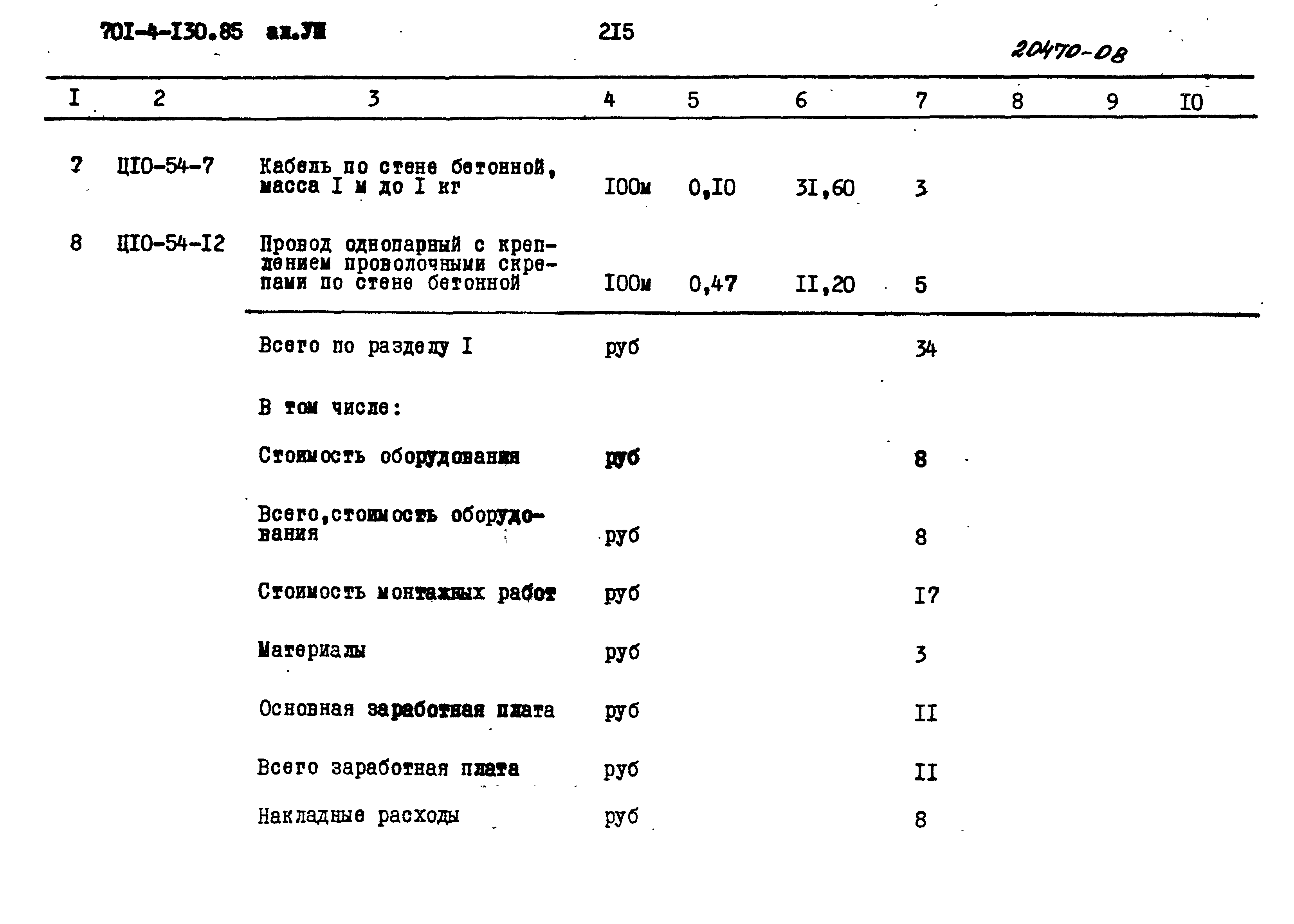 Типовой проект 701-4-130.85