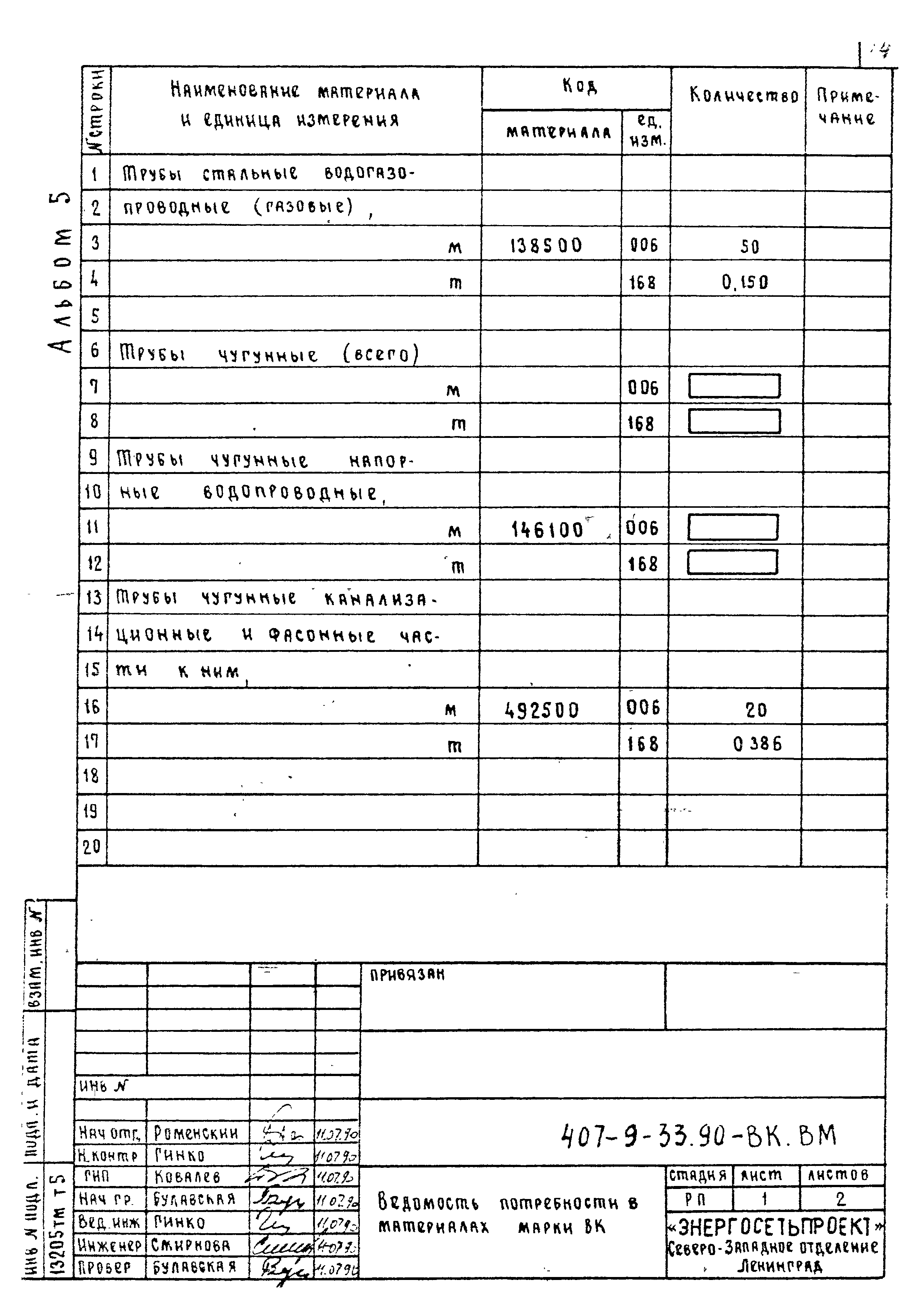 Типовой проект 407-9-33.90