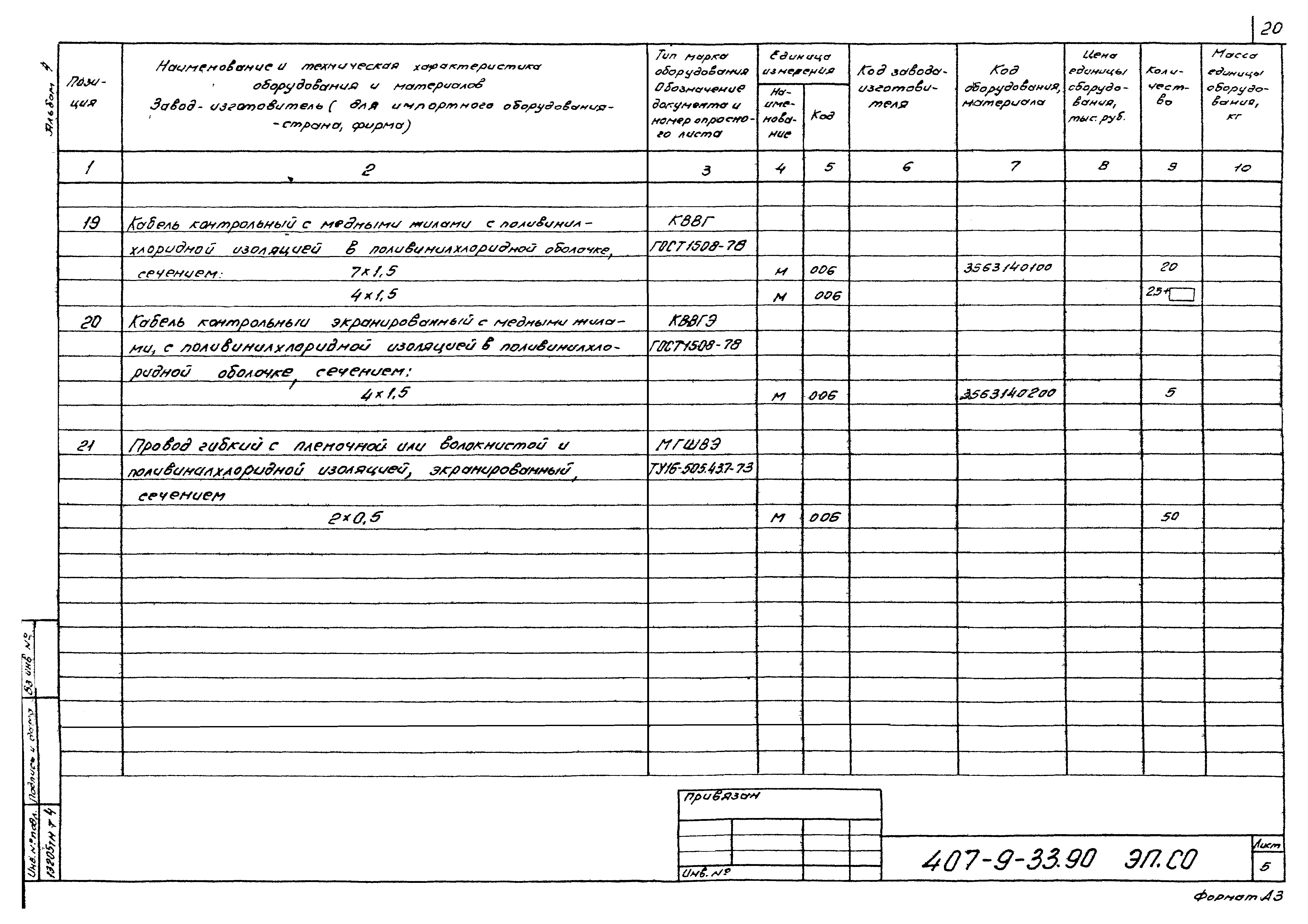 Типовой проект 407-9-33.90