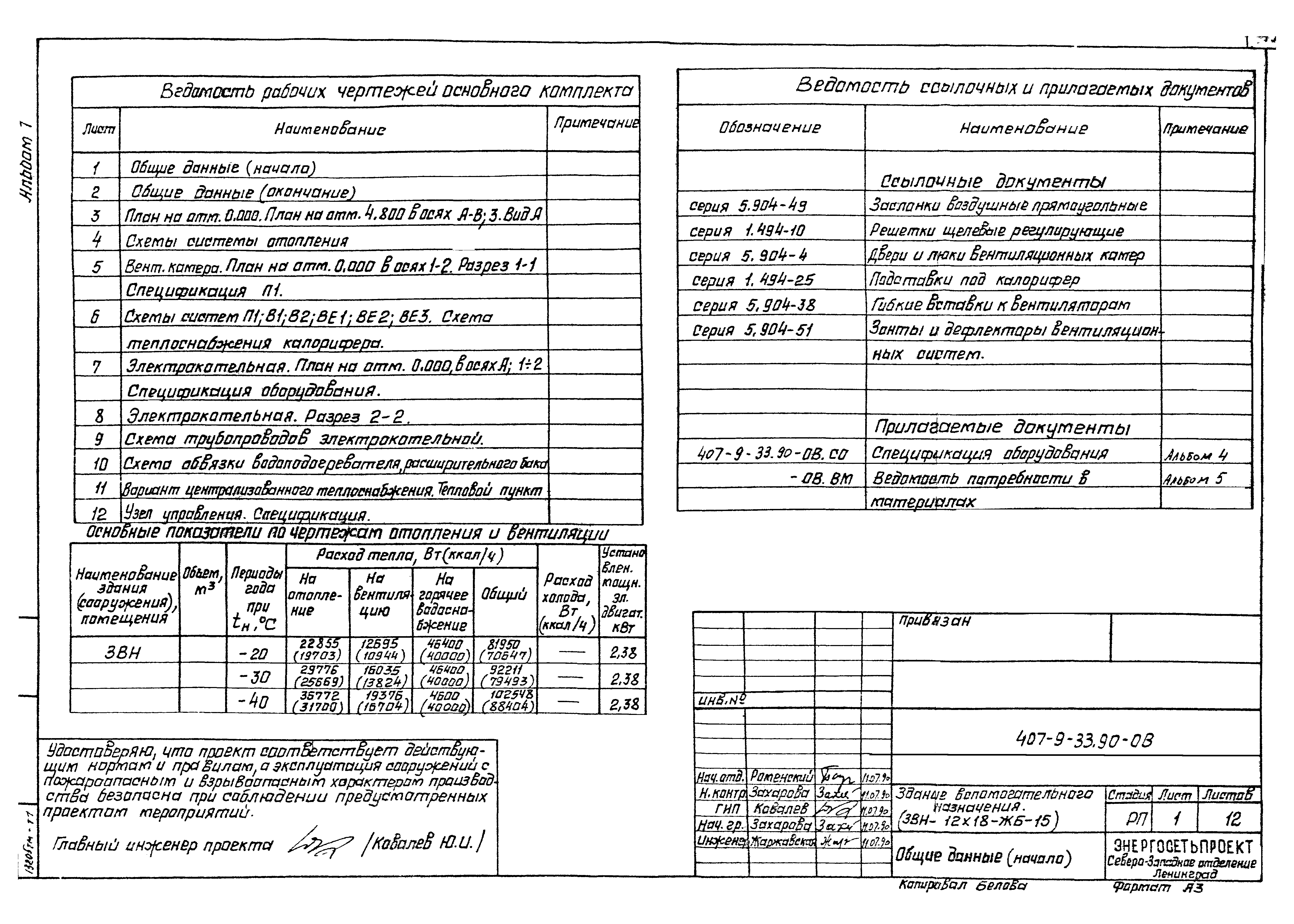 Типовой проект 407-9-33.90