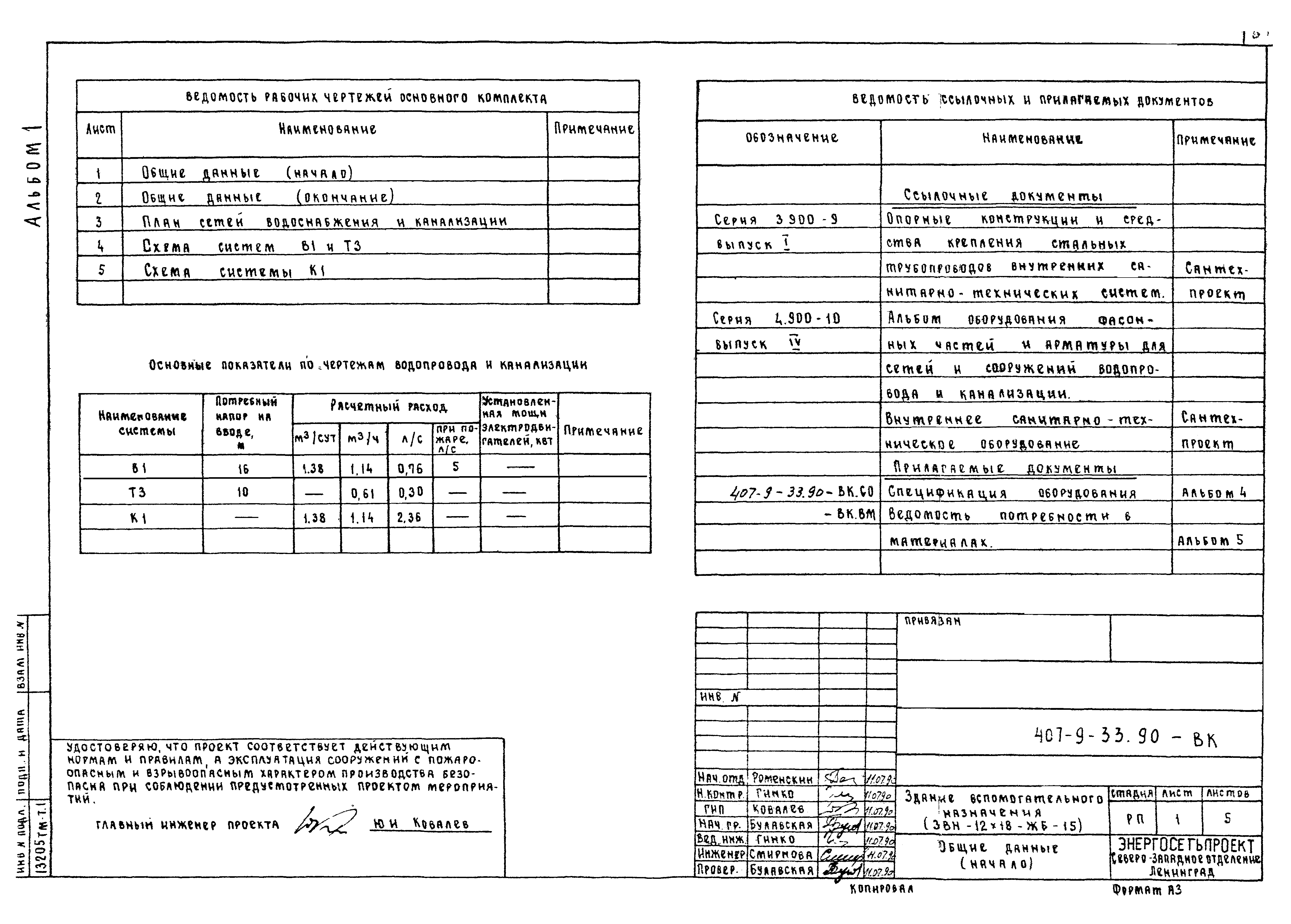 Типовой проект 407-9-33.90