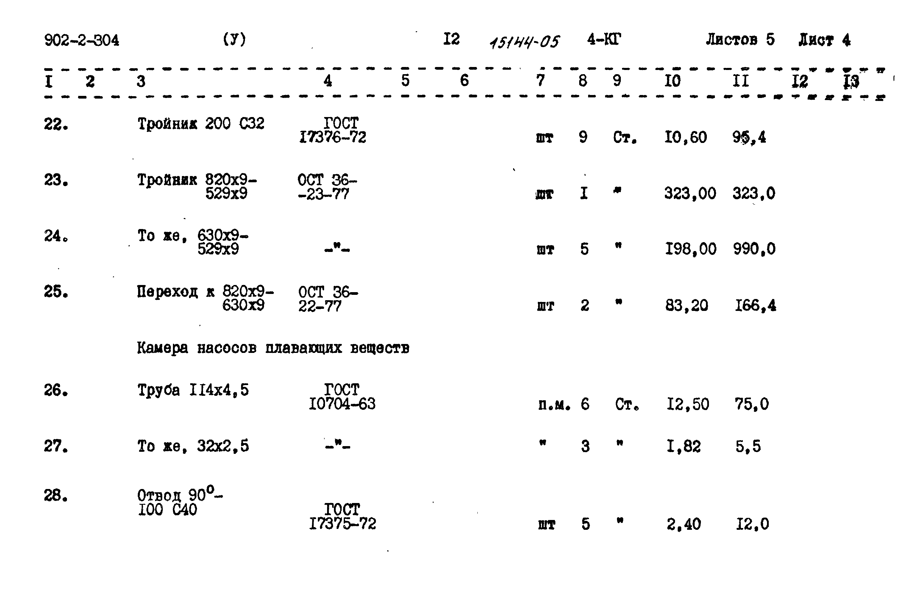 Типовой проект 902-2-304