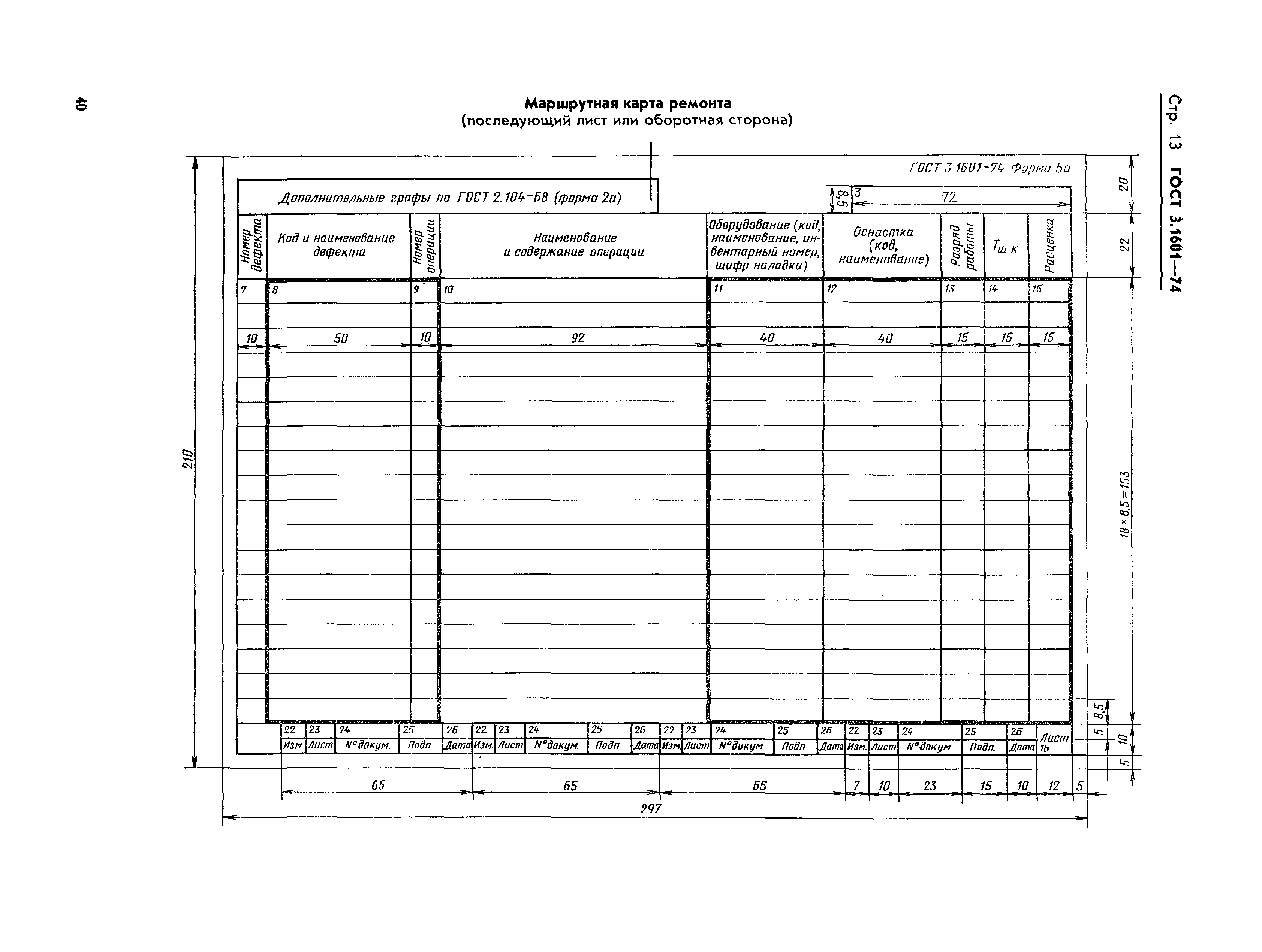 ГОСТ 3.1601-74