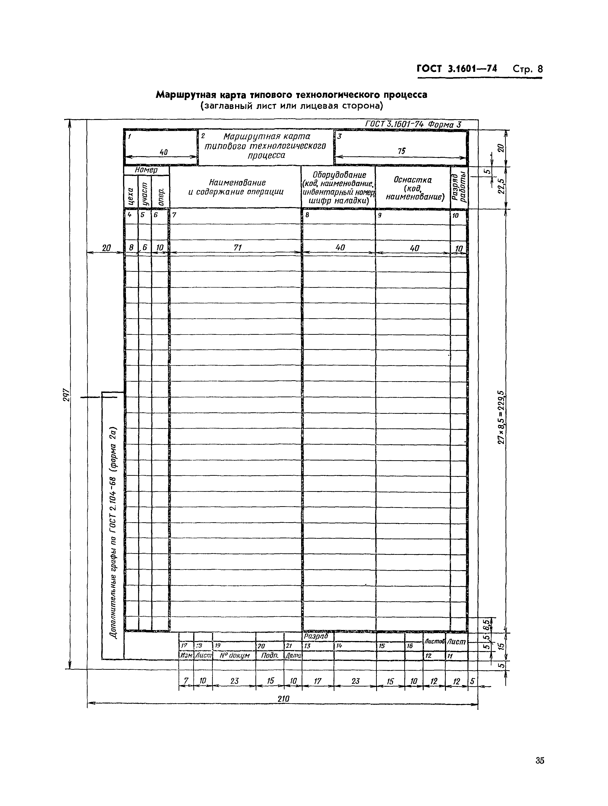 ГОСТ 3.1601-74