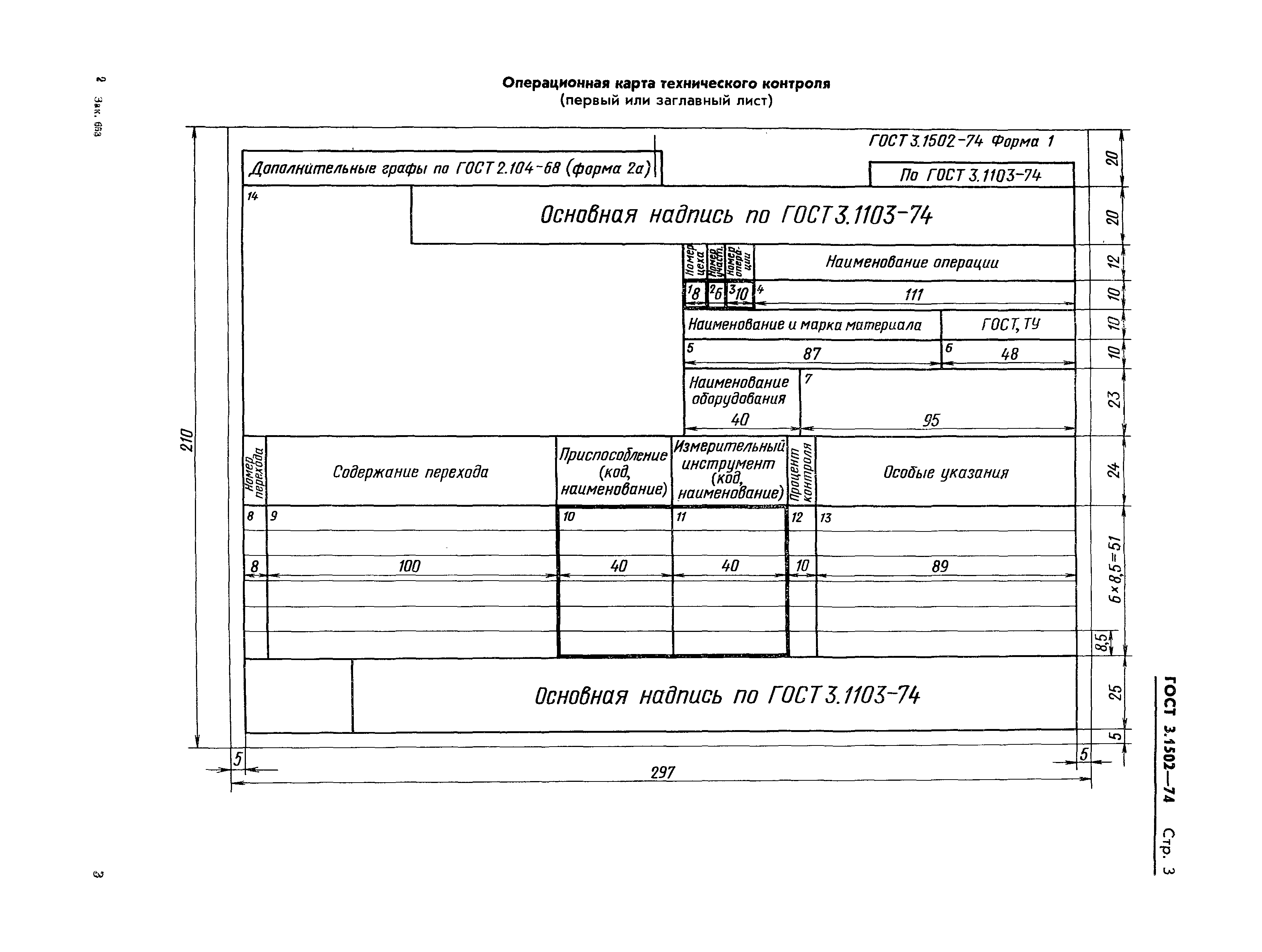 ГОСТ 3.1502-74