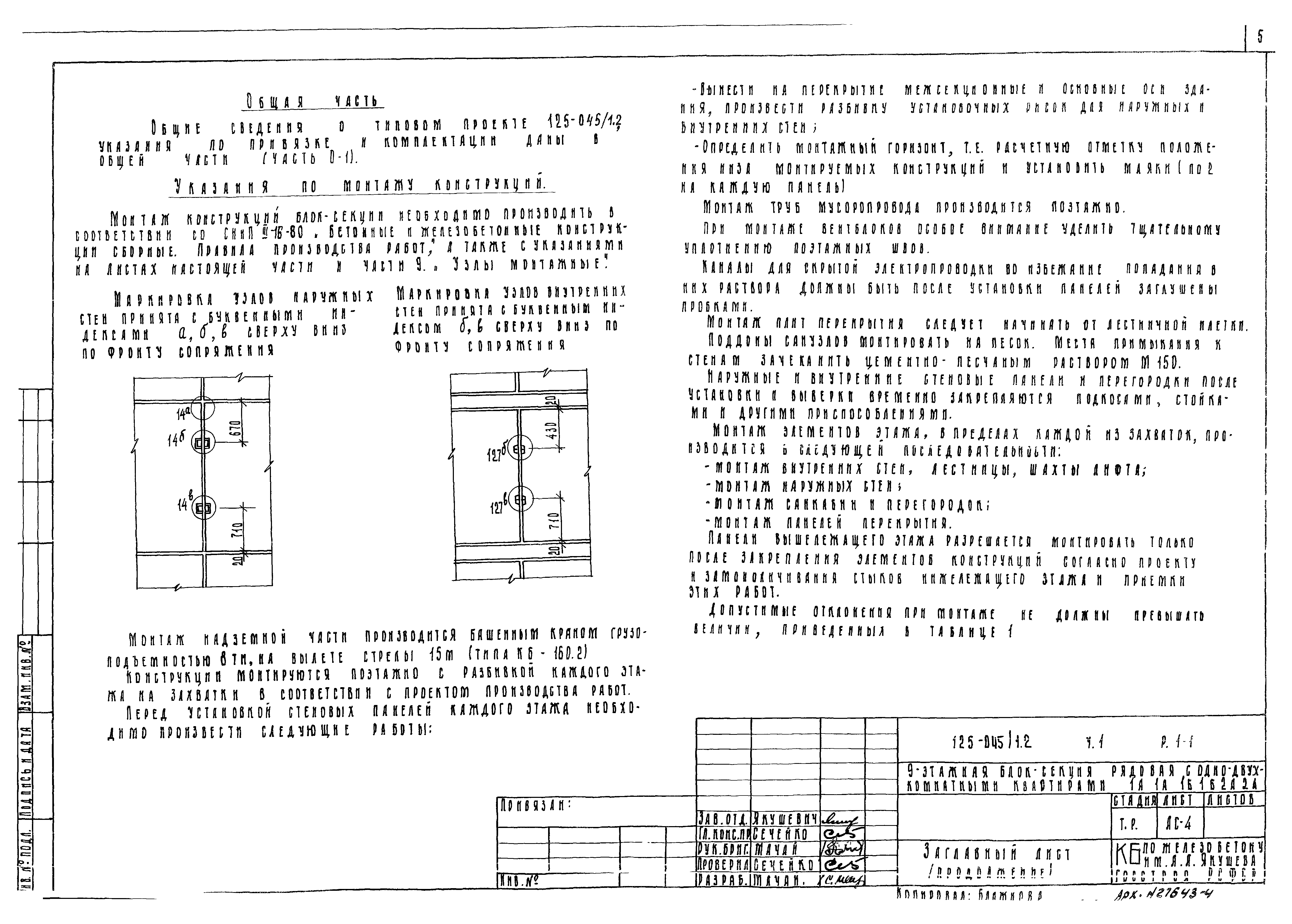 Типовой проект 125-045/1.2