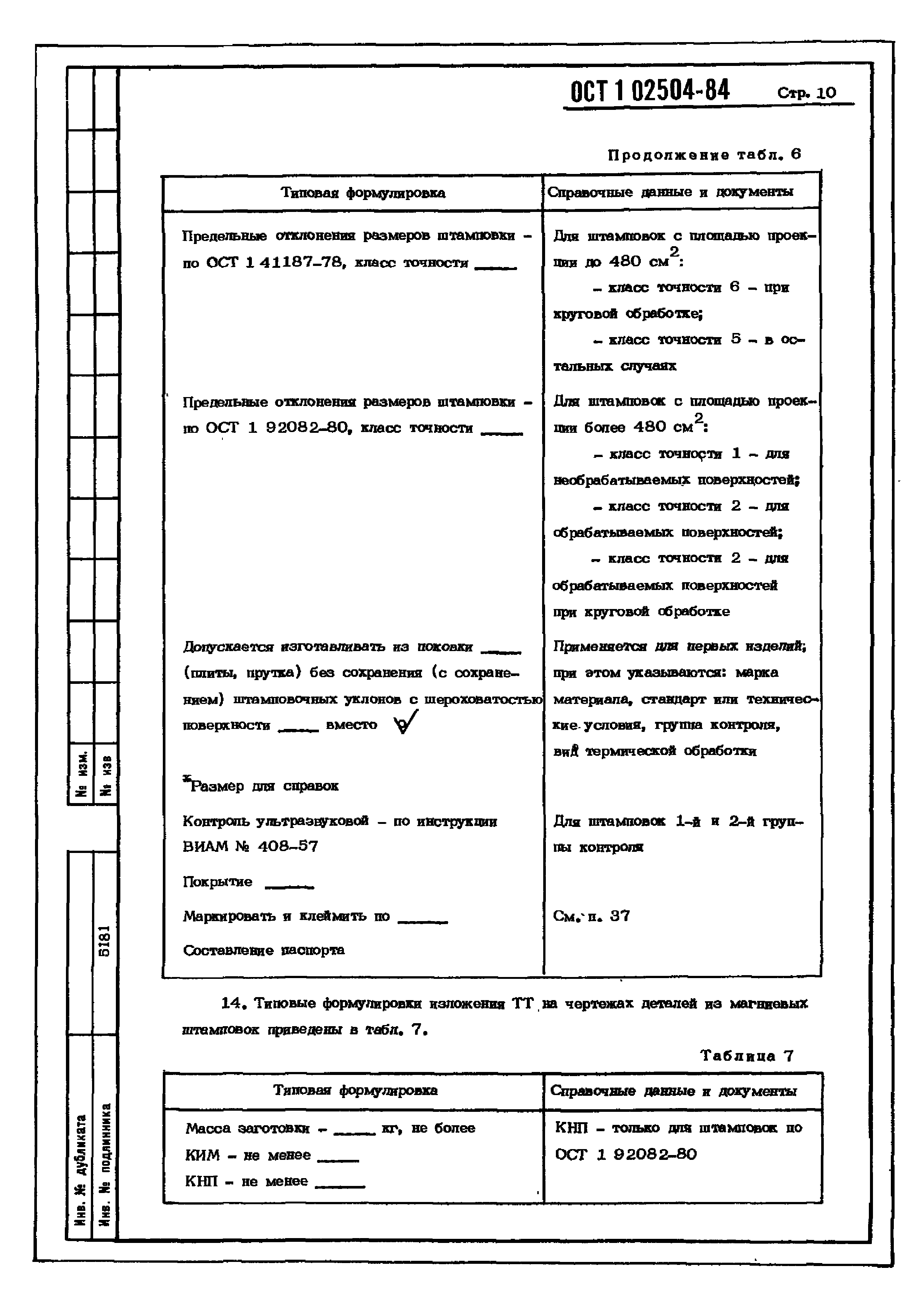 ОСТ 1 02504-84