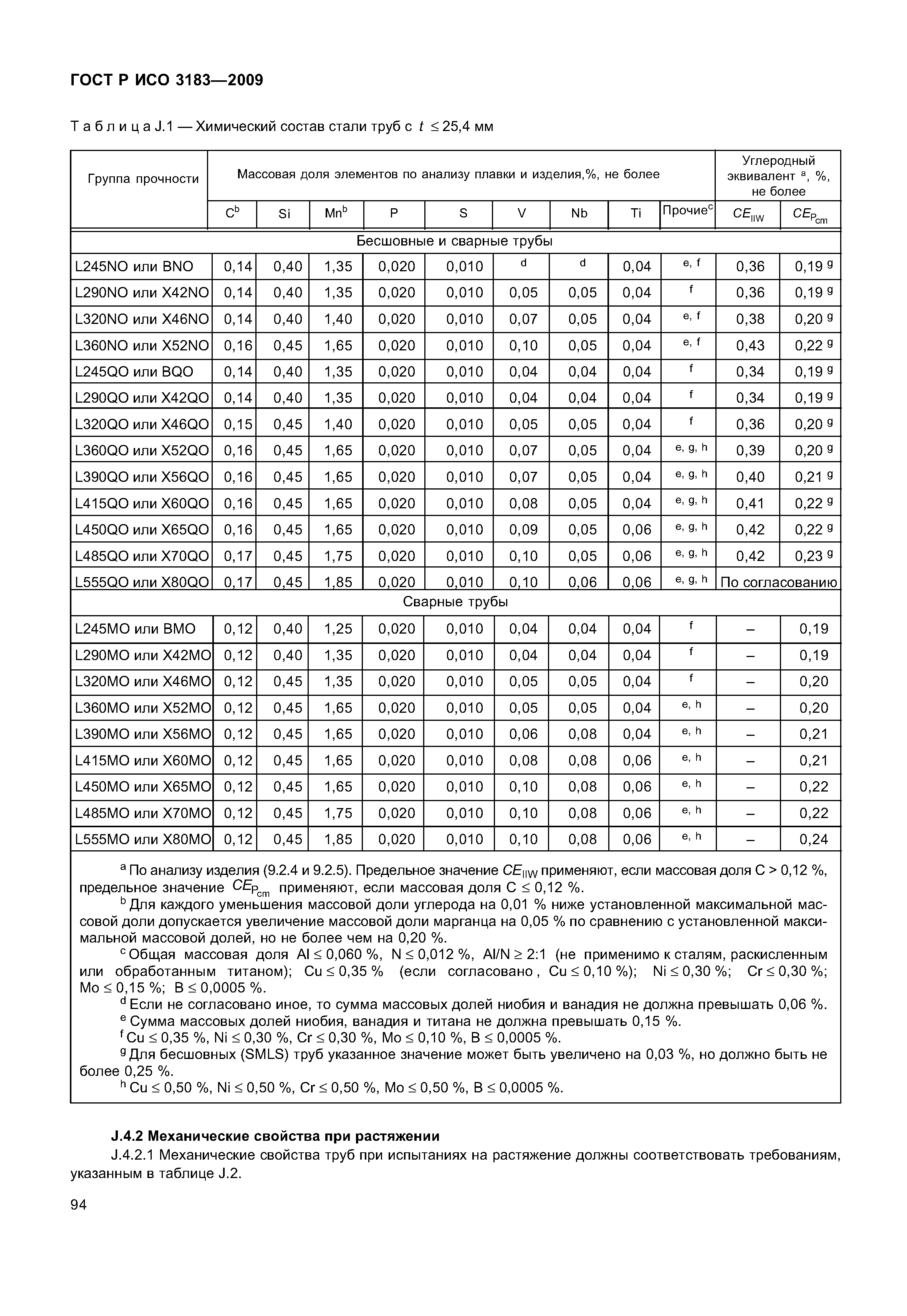 ГОСТ Р ИСО 3183-2009