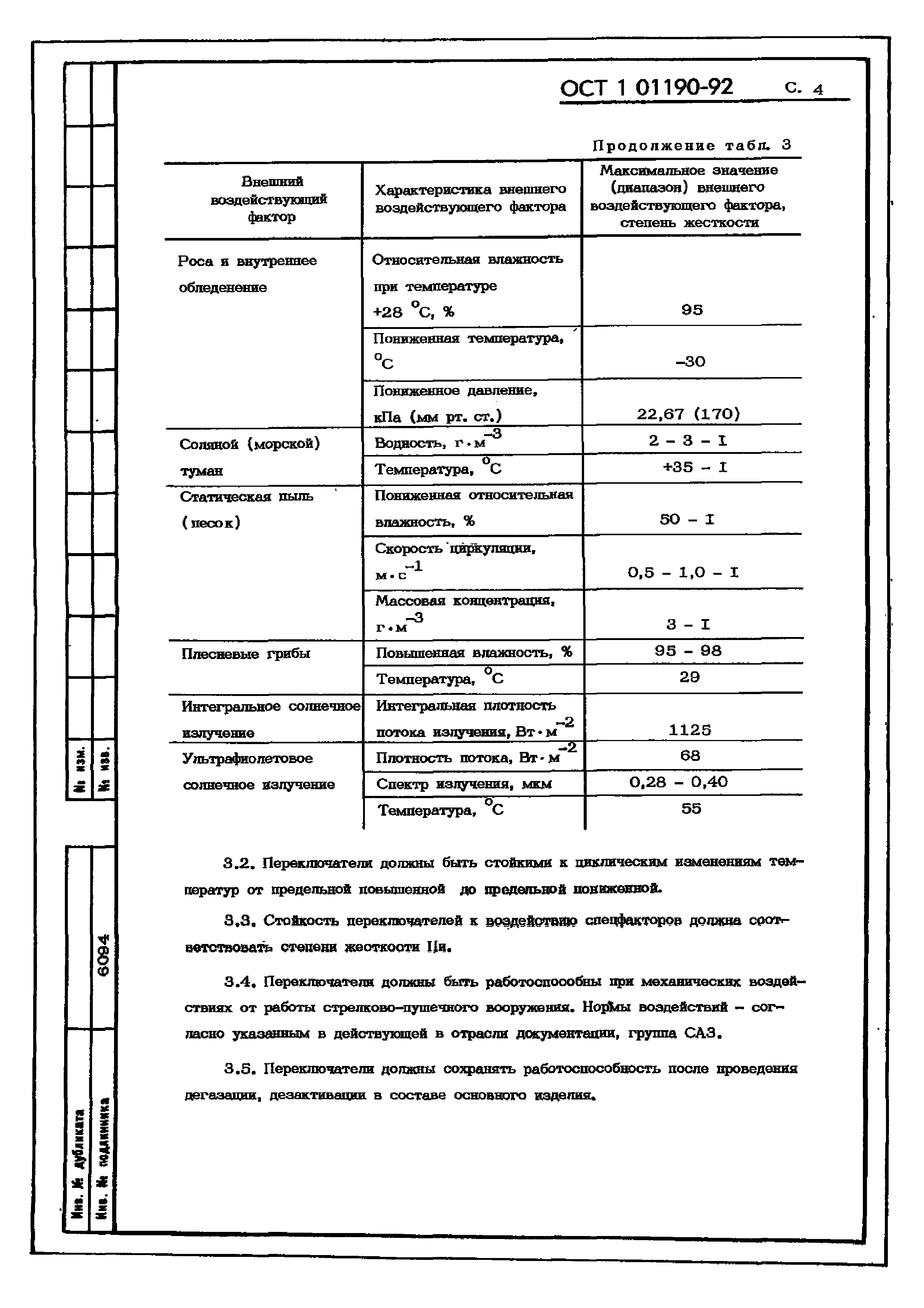 ОСТ 1 01190-92