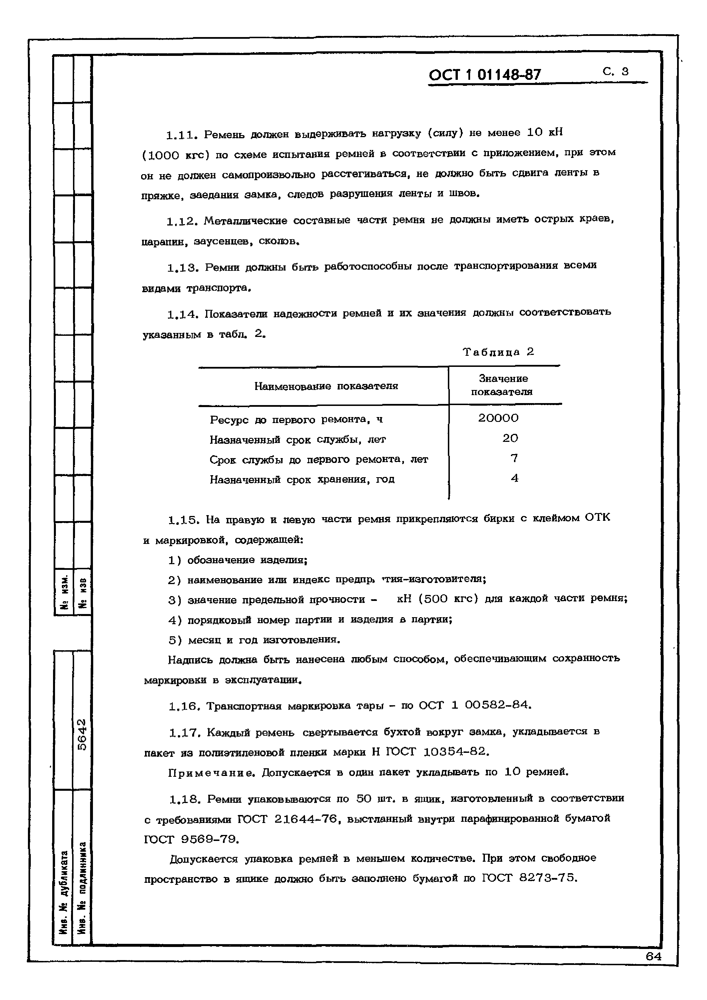 ОСТ 1 01148-87