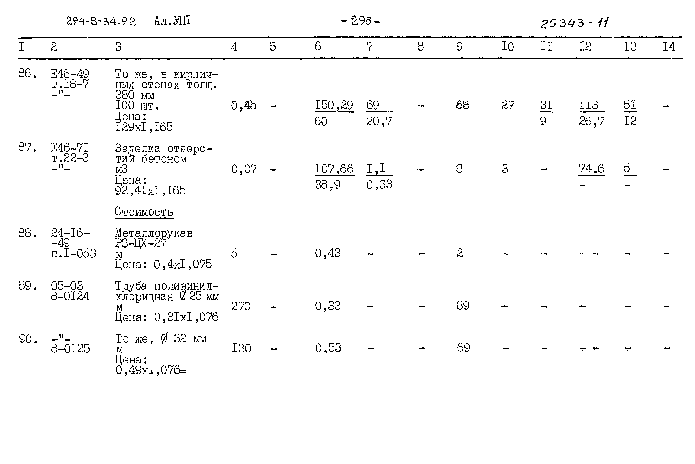 Типовой проект 294-8-34.92