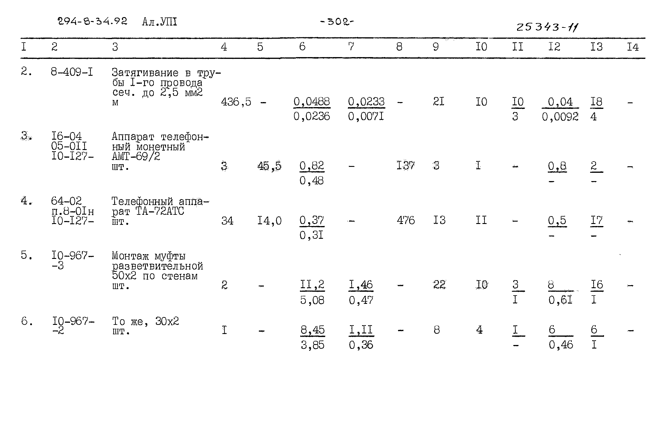 Типовой проект 294-8-34.92