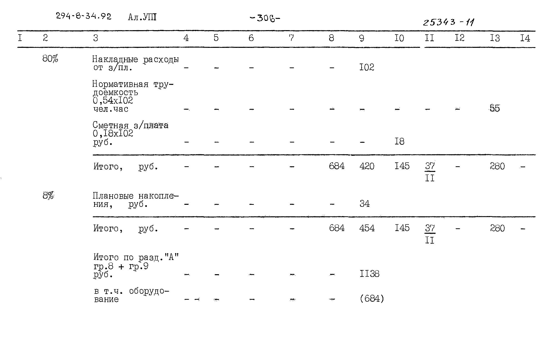 Типовой проект 294-8-34.92