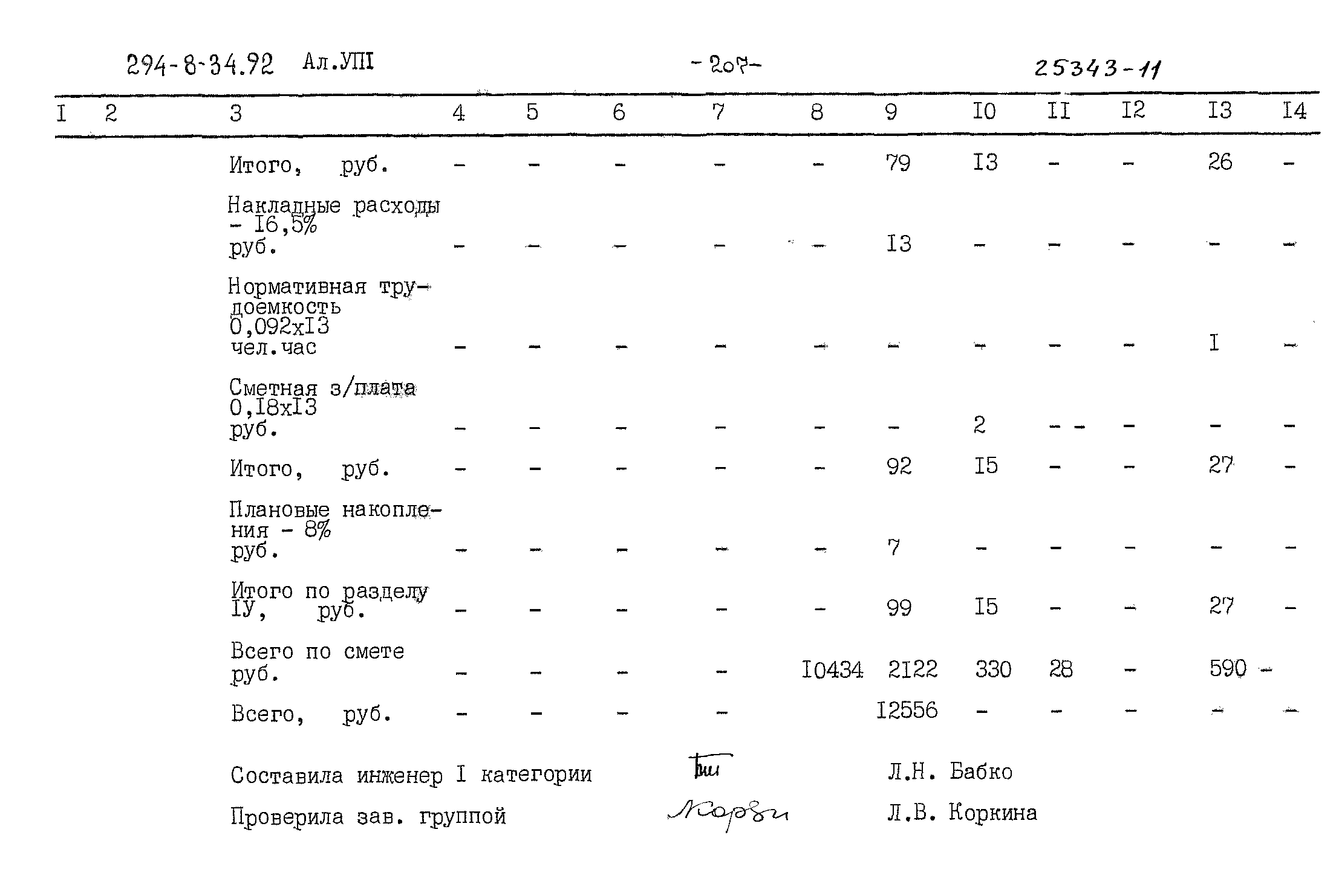 Типовой проект 294-8-34.92