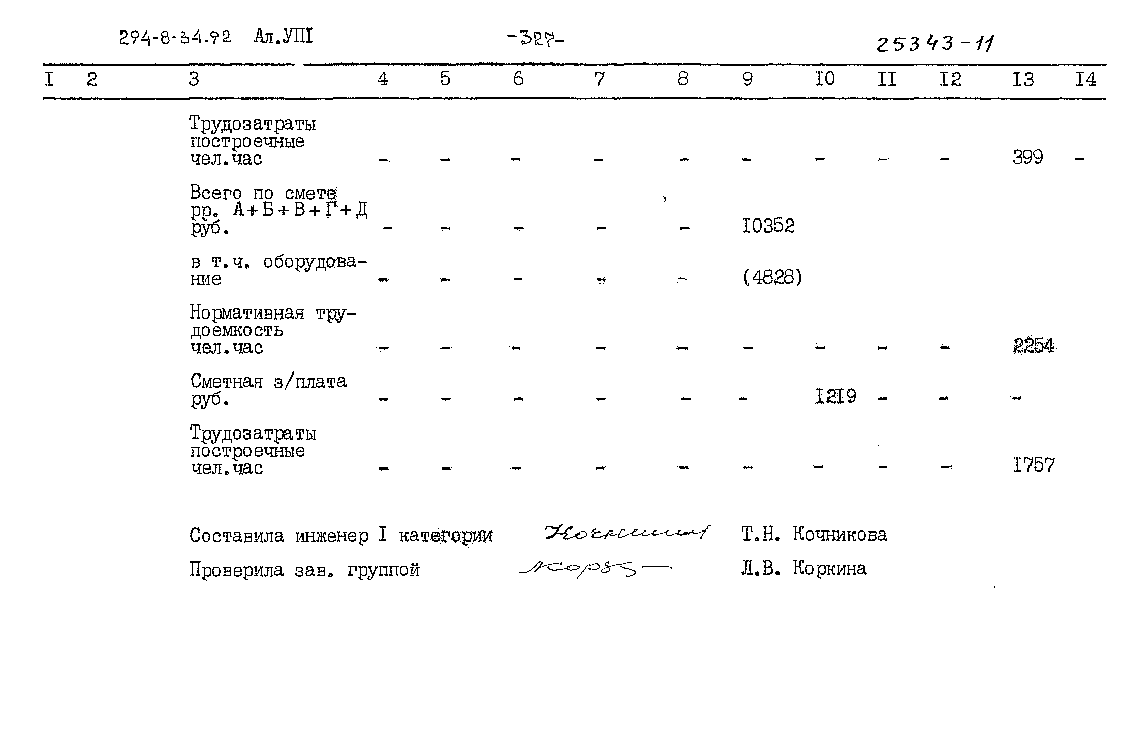 Типовой проект 294-8-34.92