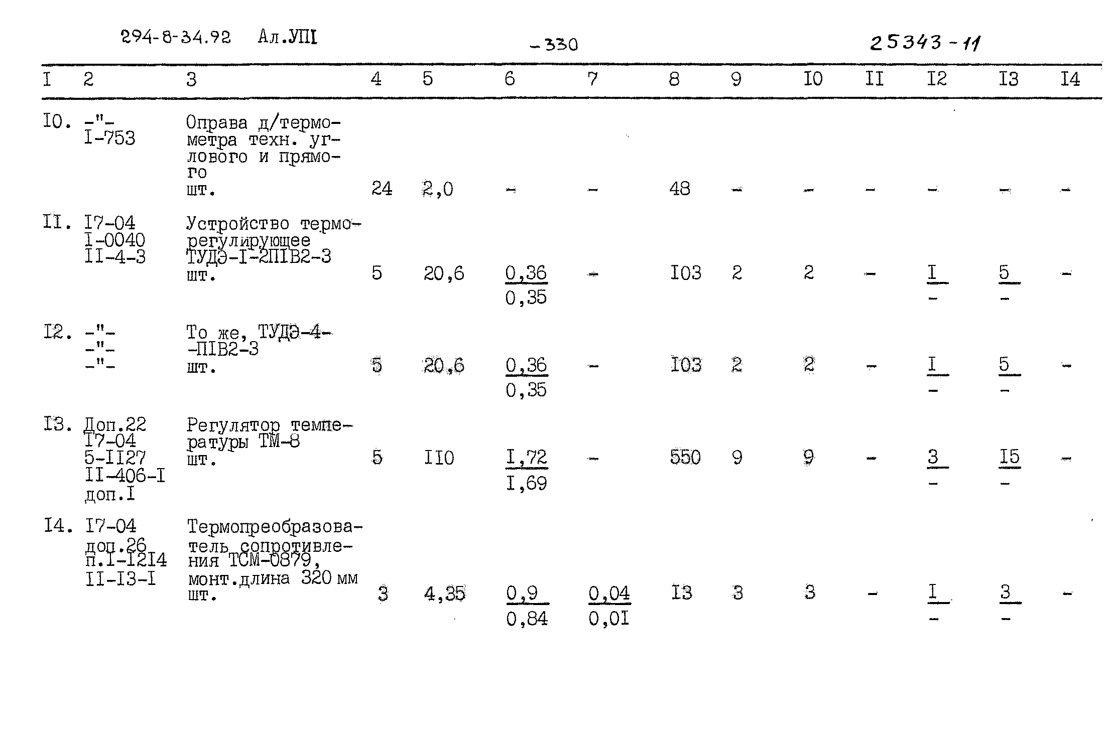 Типовой проект 294-8-34.92