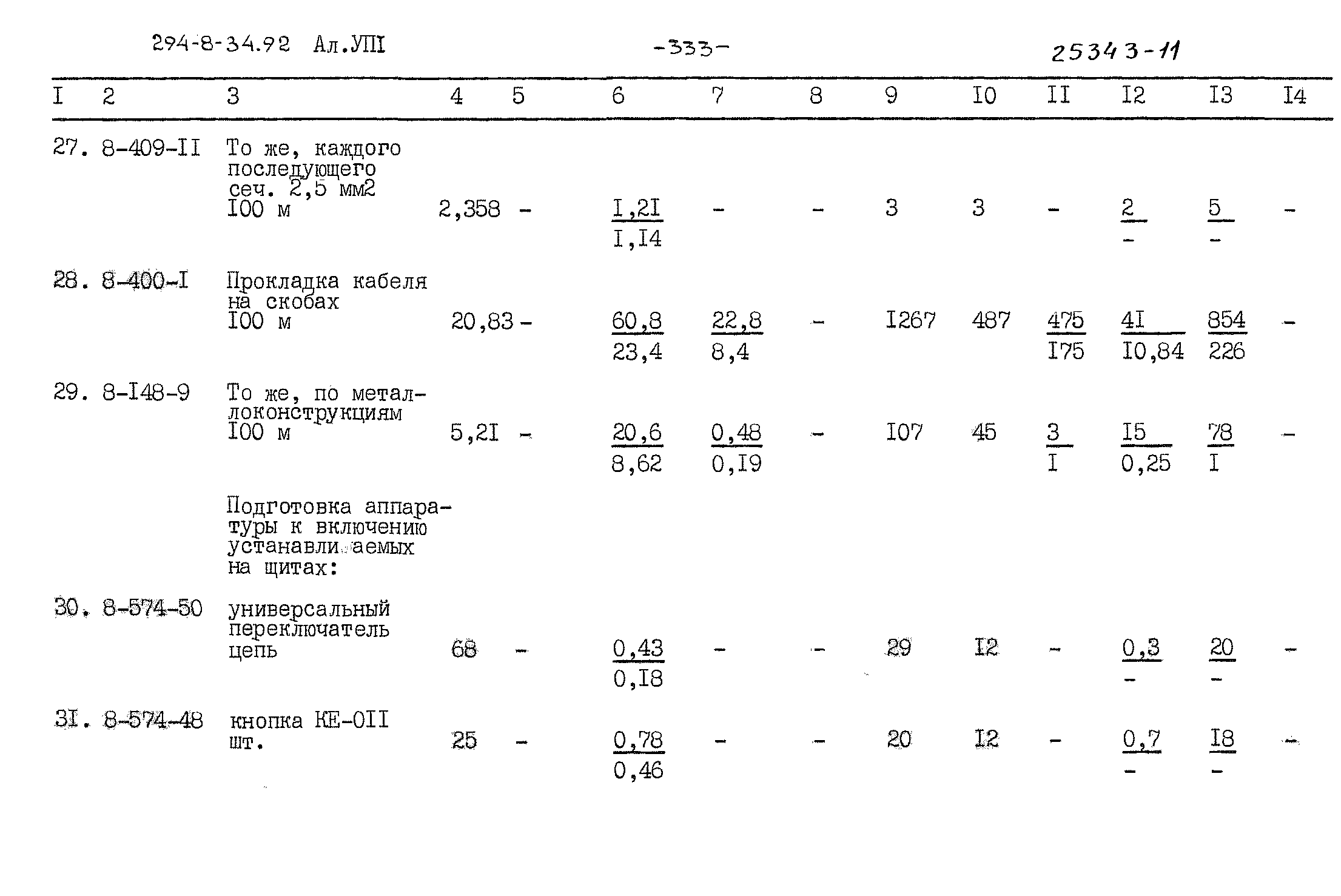 Типовой проект 294-8-34.92